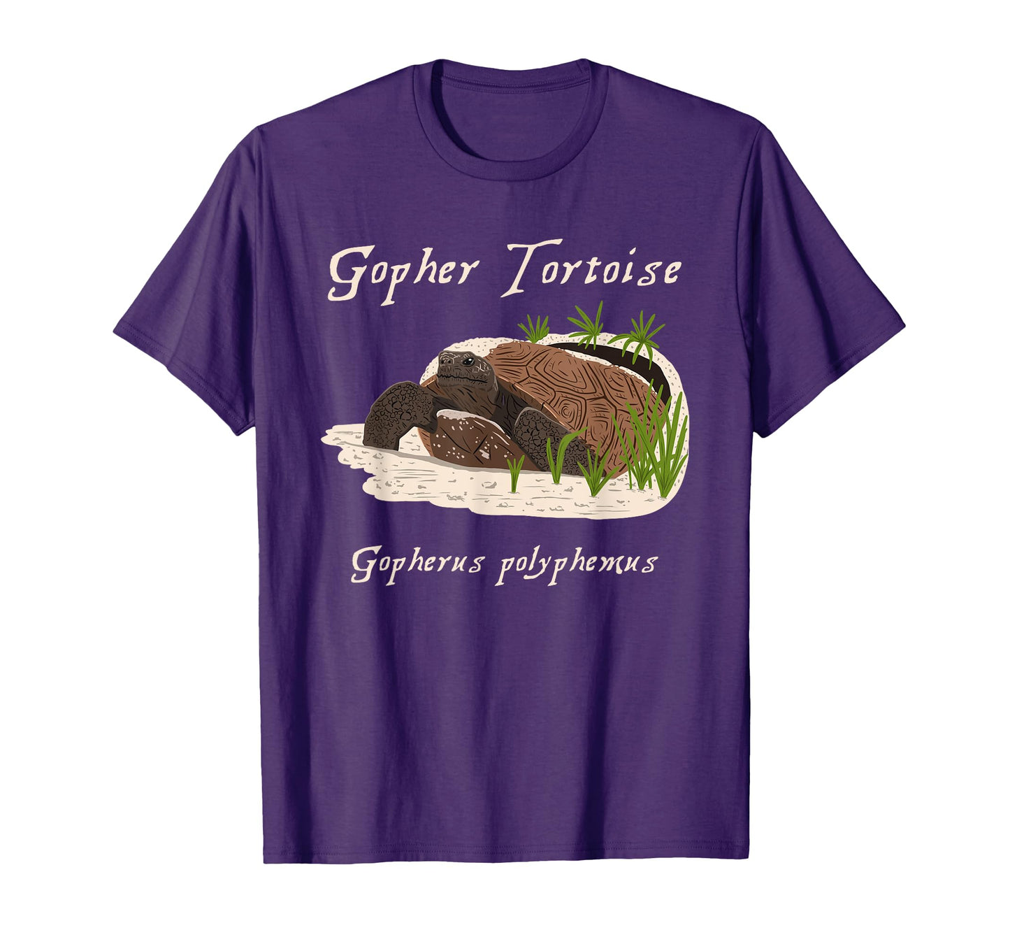 Gopher Tortoise Gopherus polyphemus Wildlife T-Shirt