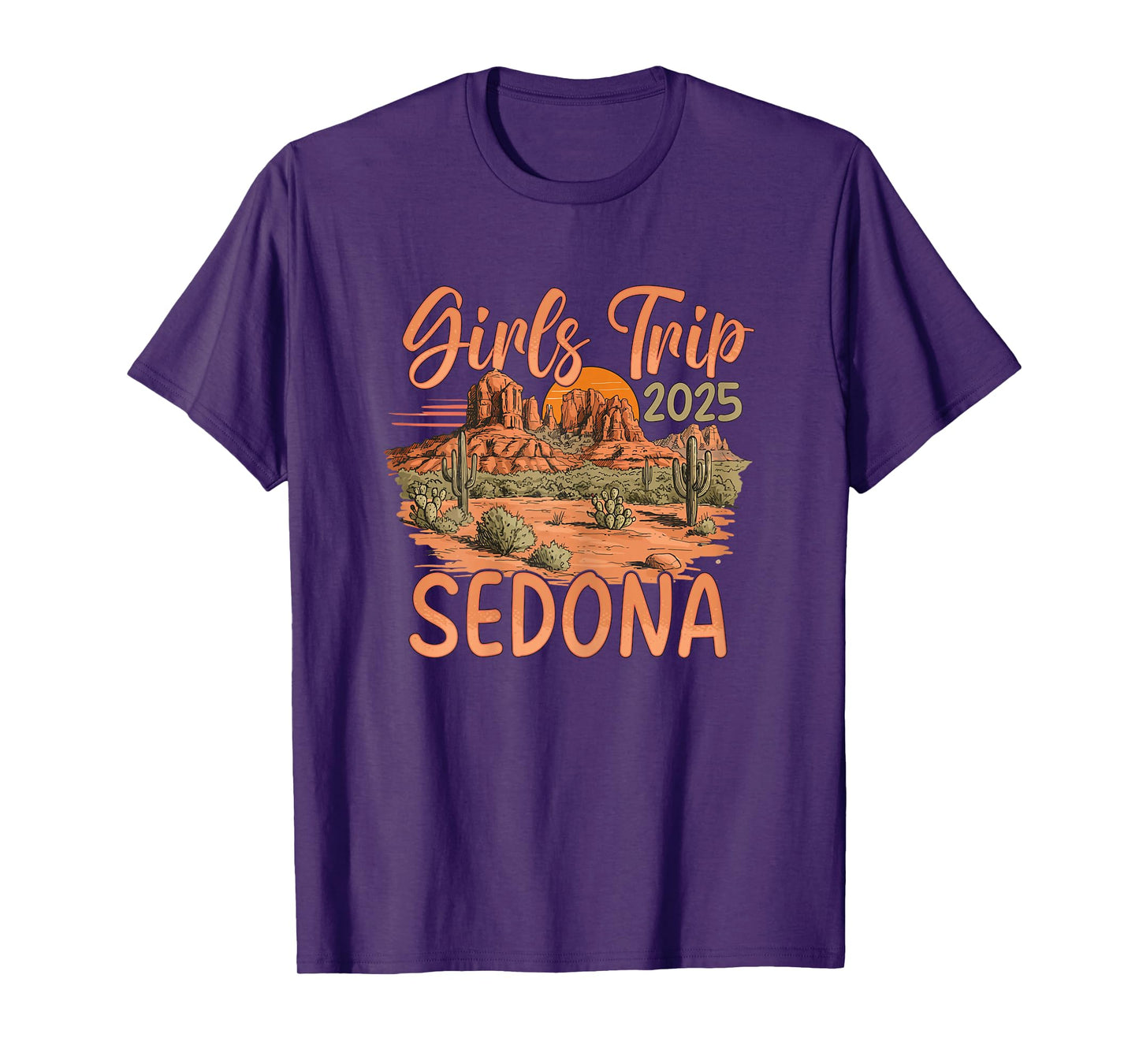Girls Trip 2025 Sedona Desert Adventure T-Shirt