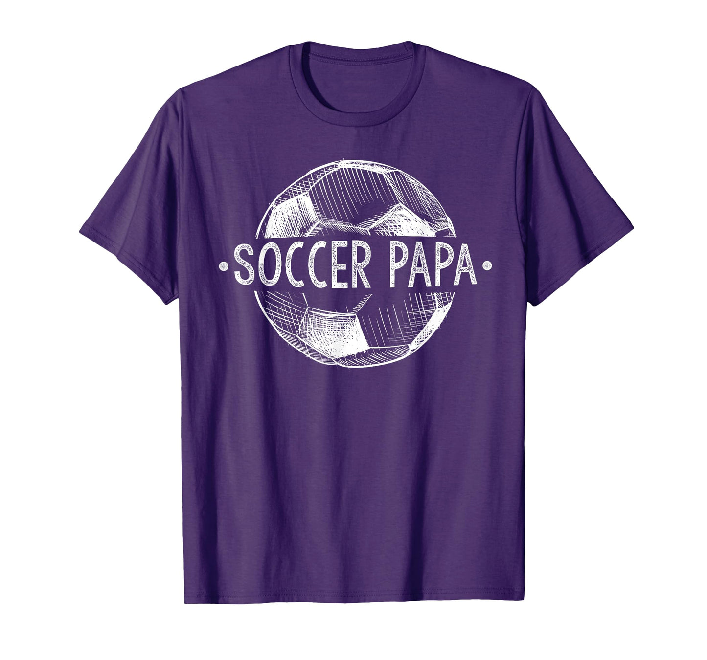 Soccer Papa Family Matching Team Player Gift Sport Lover Dad T-Shirt