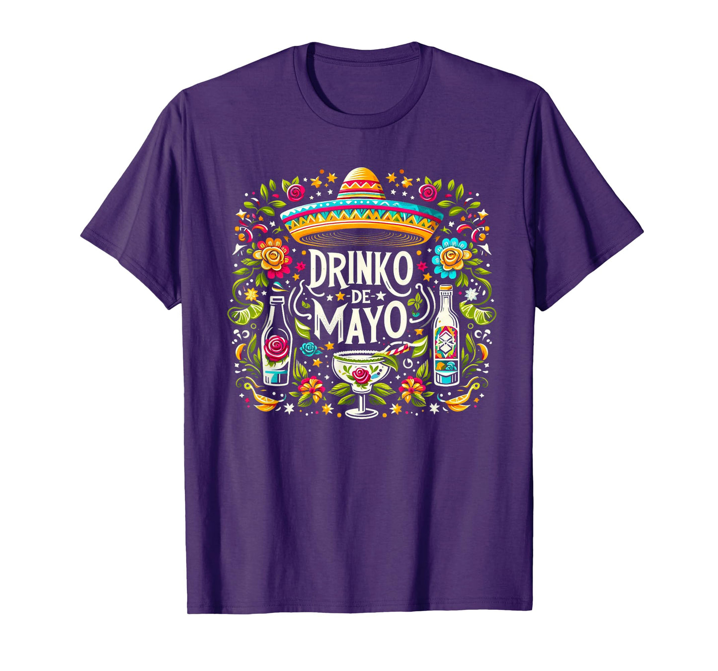 Cinco De Drinko Mens Womens Drinking Mexican Mens Women T-Shirt
