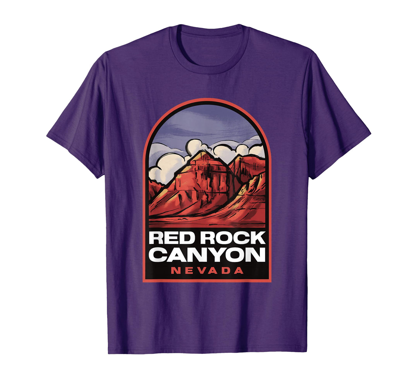 Red Rock Canyon Nevada Vintage Travel T-Shirt