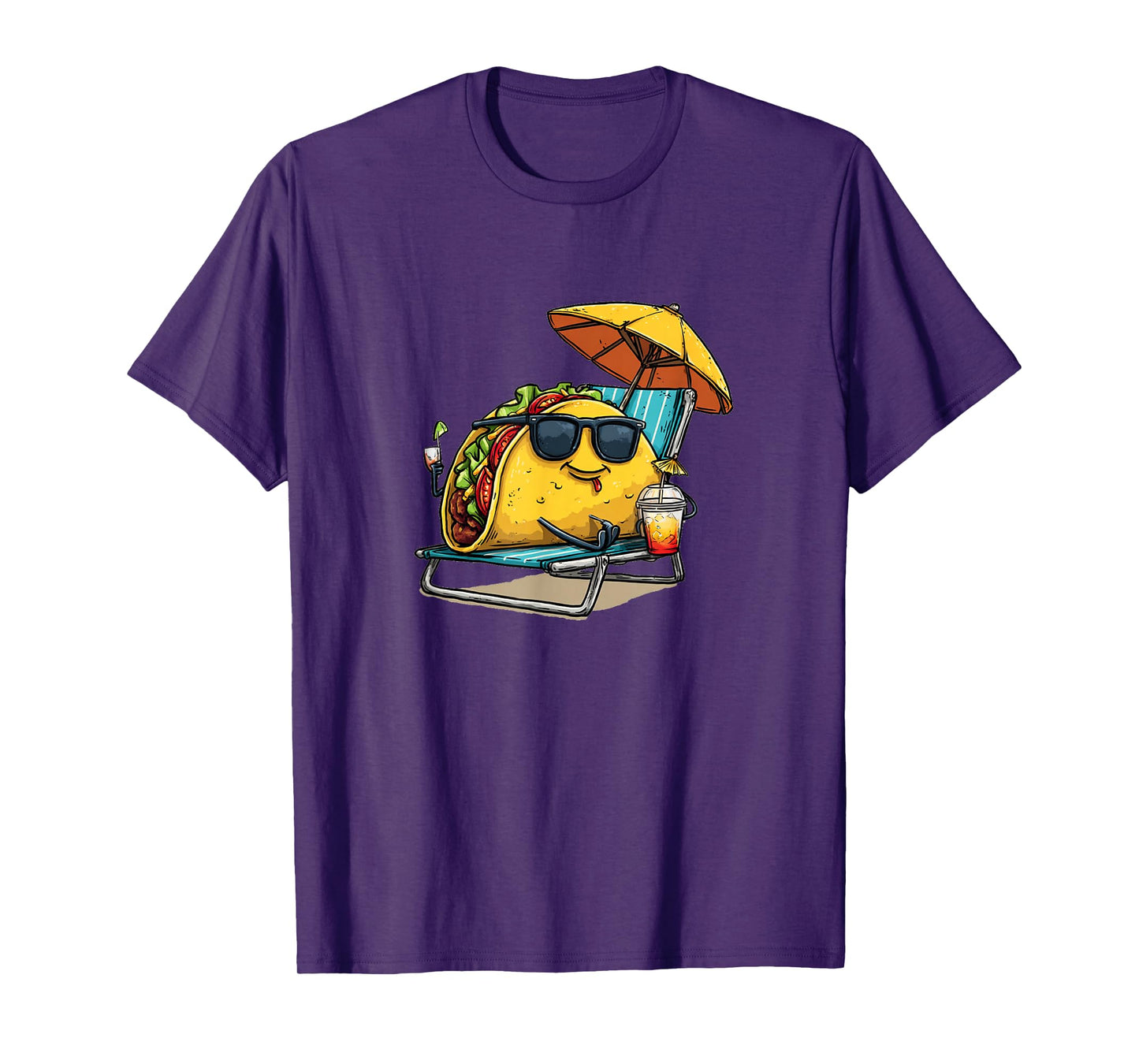 Cool Beach Taco Costume for Sunbathing Lovers T-Shirt