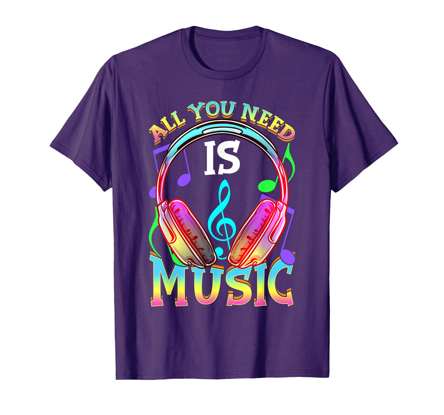 All you need is music, DJ Headphones - Music lover producer T-Shirt
