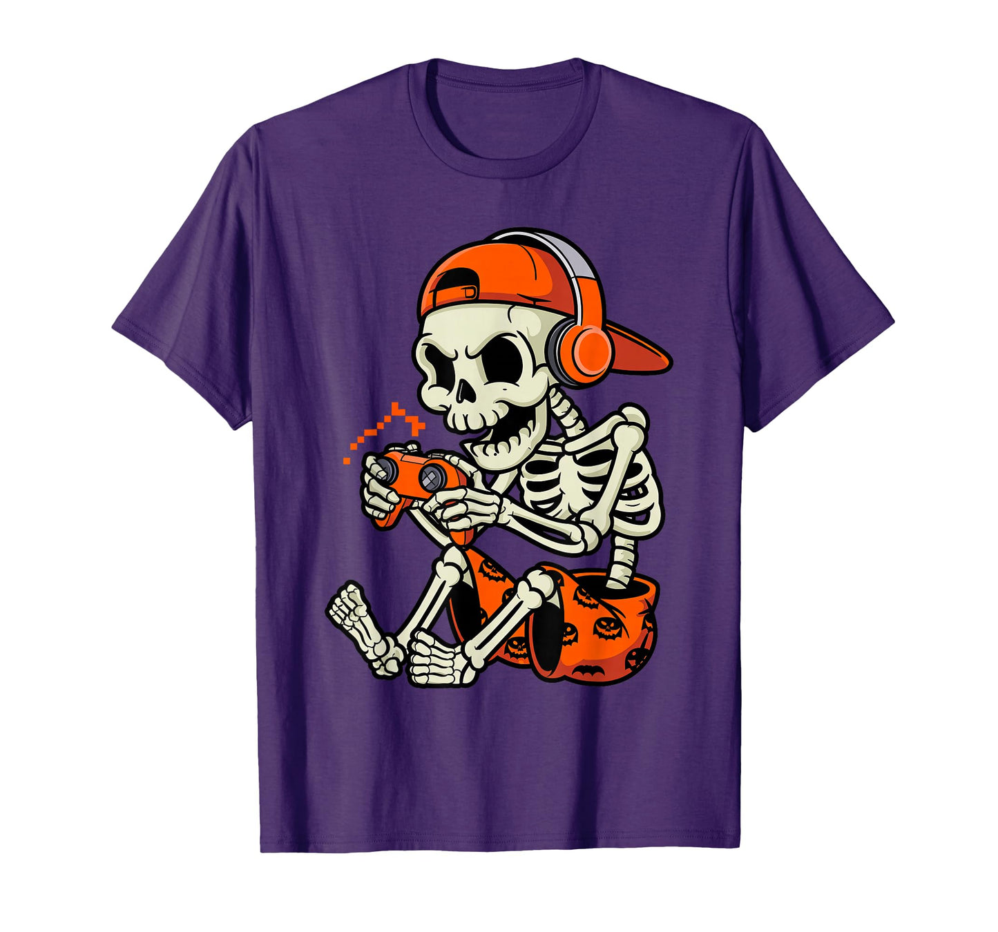 Halloween Skeleton Gamer Funny Video Game Controller Toddler T-Shirt