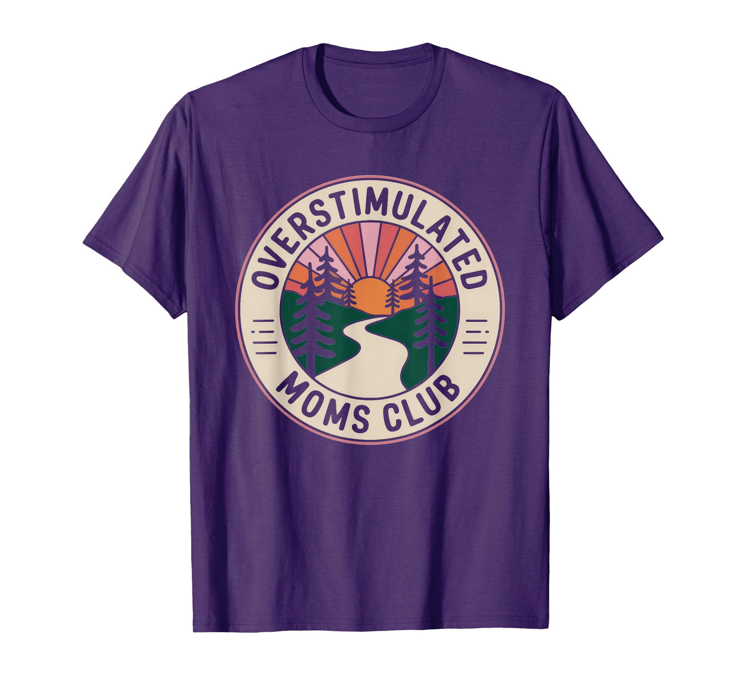 Overstimulated Moms Club Tshirt Mom Depression Mental Health T-Shirt