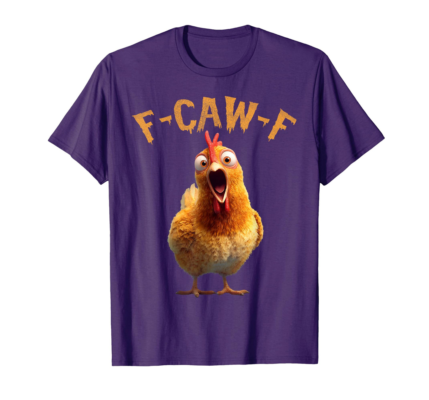 Funny F-Caw-F Chicken FCAWF Rooster Halloween Bird Crow T-Shirt