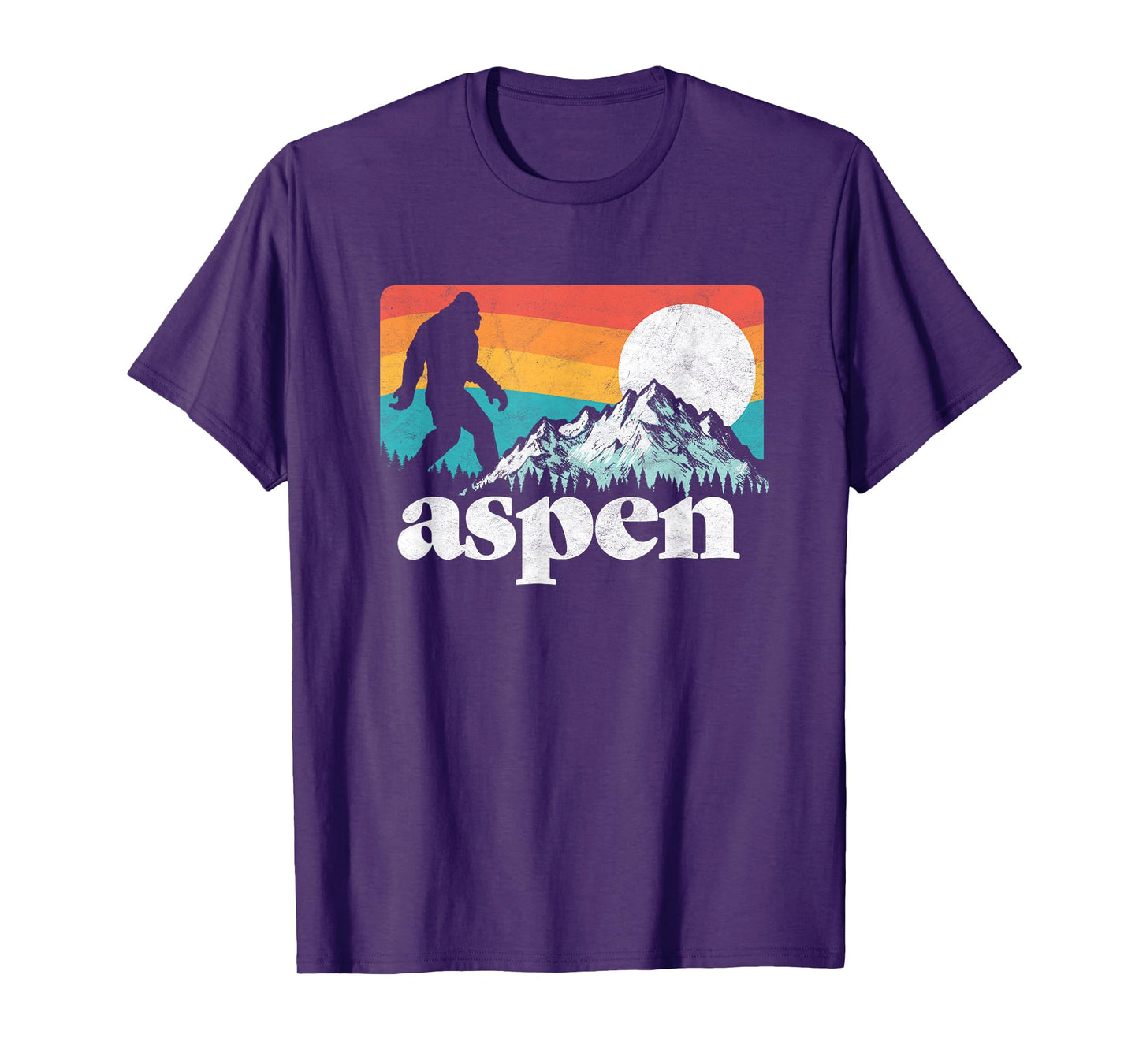Aspen Colorado Bigfoot Mountains T-Shirt