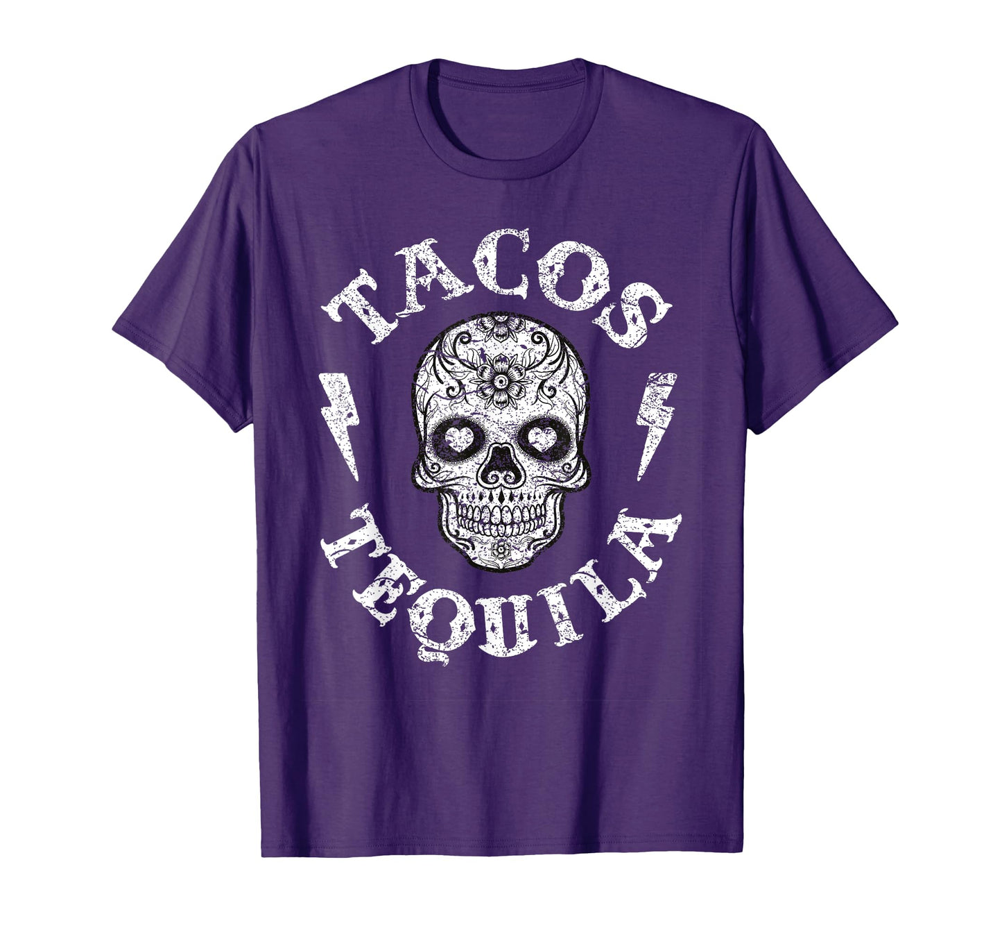 Sugar Skull Tacos & Tequila Apparel Mexican Fun Wear Women T-Shirt