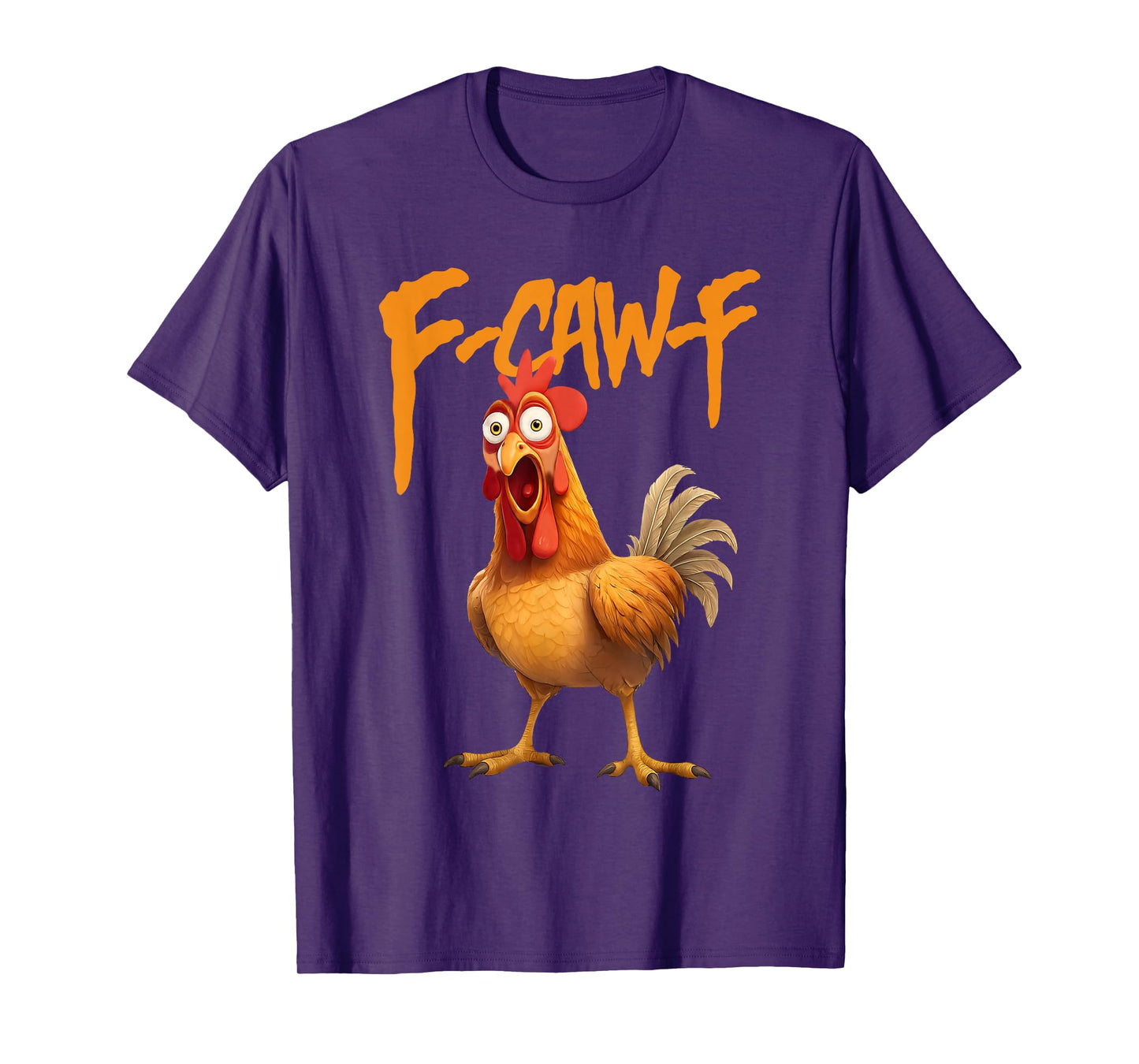 Funny F-Caw-F Chicken FCAWF Rooster Halloween Bird Crow T-Shirt