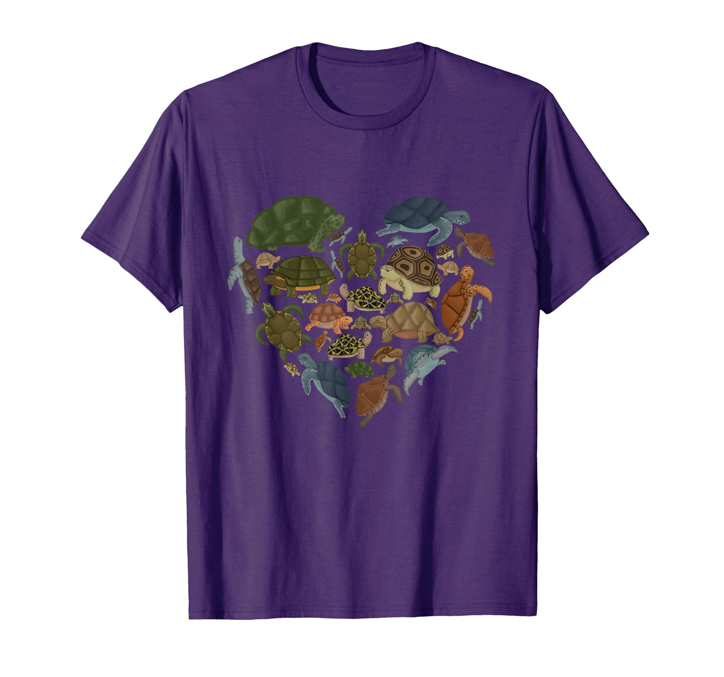Turtles Heart Loves Sea Turtles Gifts Ocean Animals Kids Men T-Shirt
