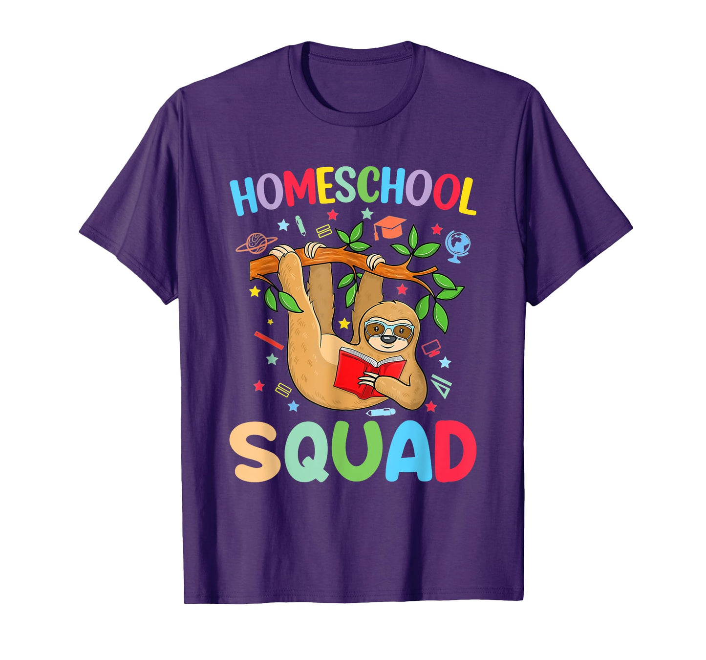 Homeschooling sloth Happy First Day of School homeschool T-Shirt