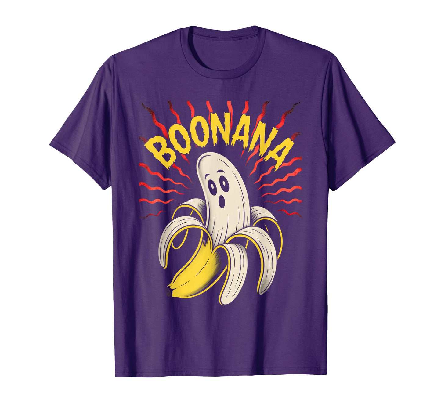 Boonana Cute Ghost Banana Halloween Costume Men Women Kids T-Shirt