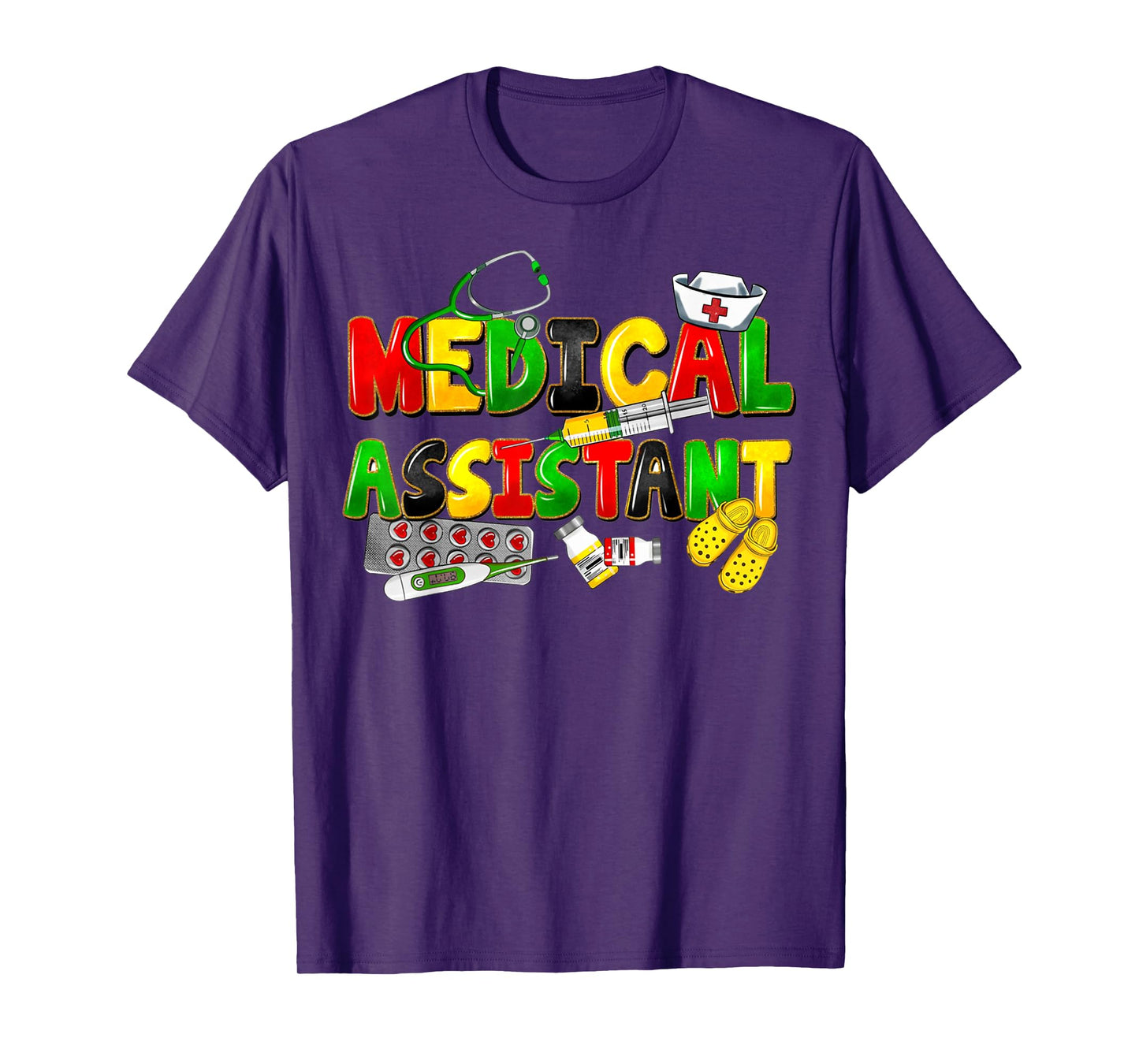 Medical Assistant Juneteenth African Black History Month T-Shirt