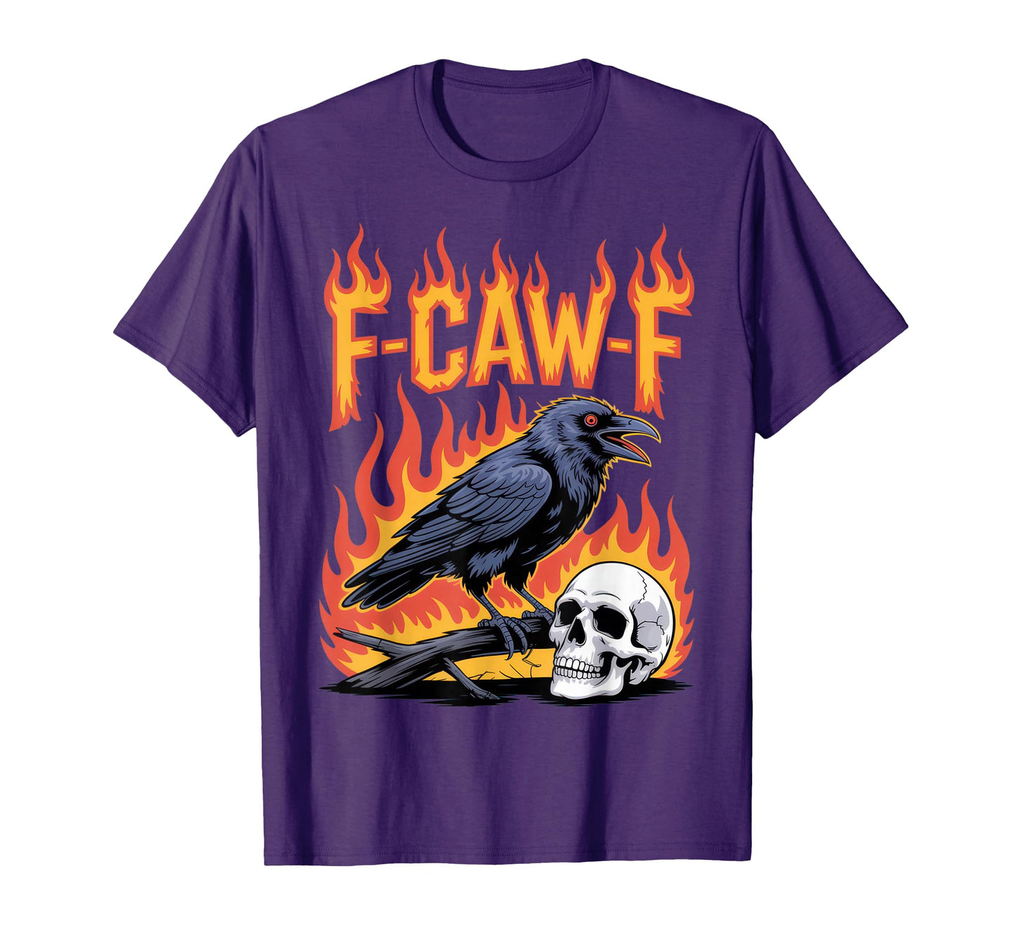 F-CAW-F Raven Lovers Halloween Party Attire T-Shirt