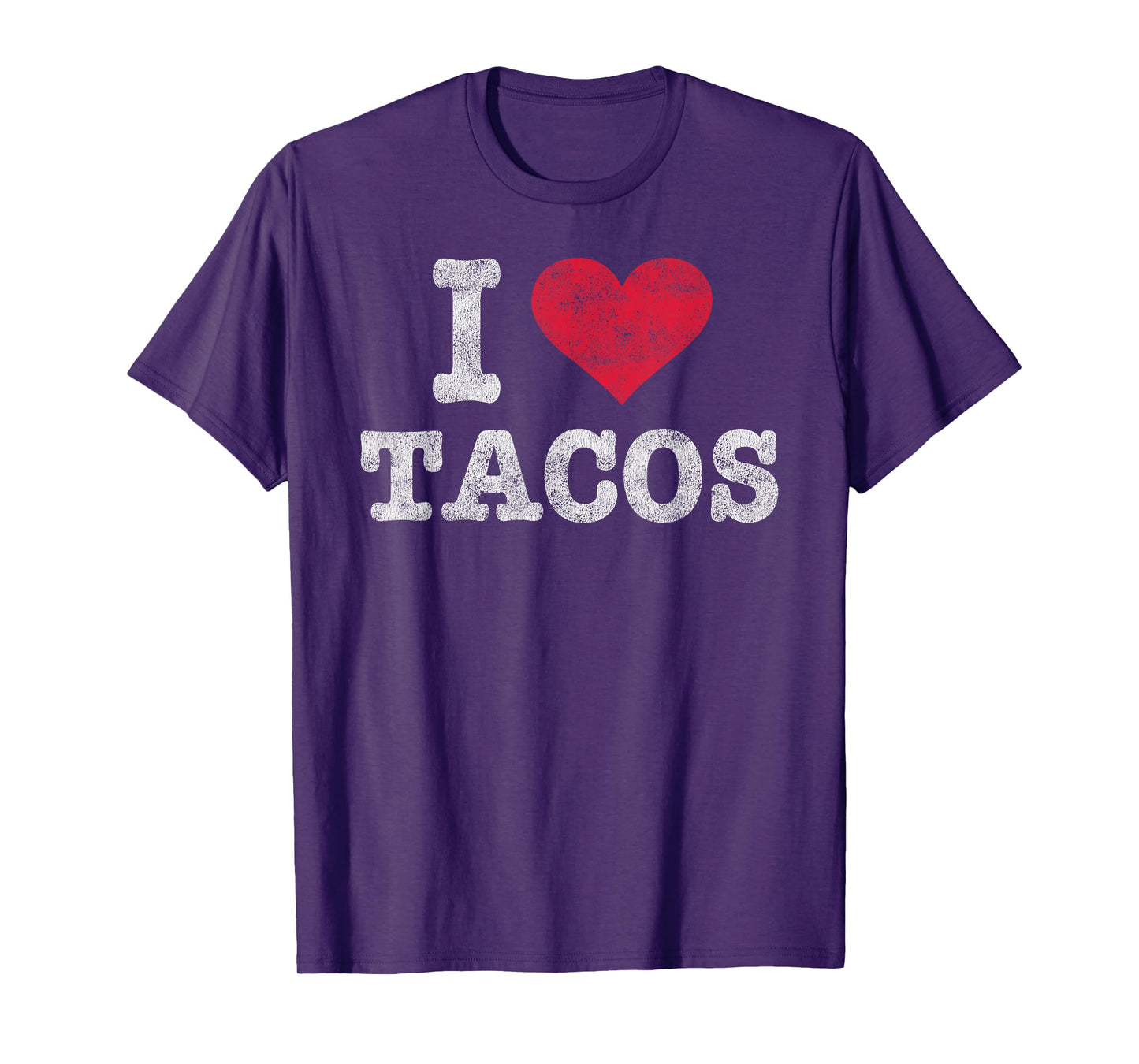 Trendy Vintage I Love Tacos Gift T-Shirt