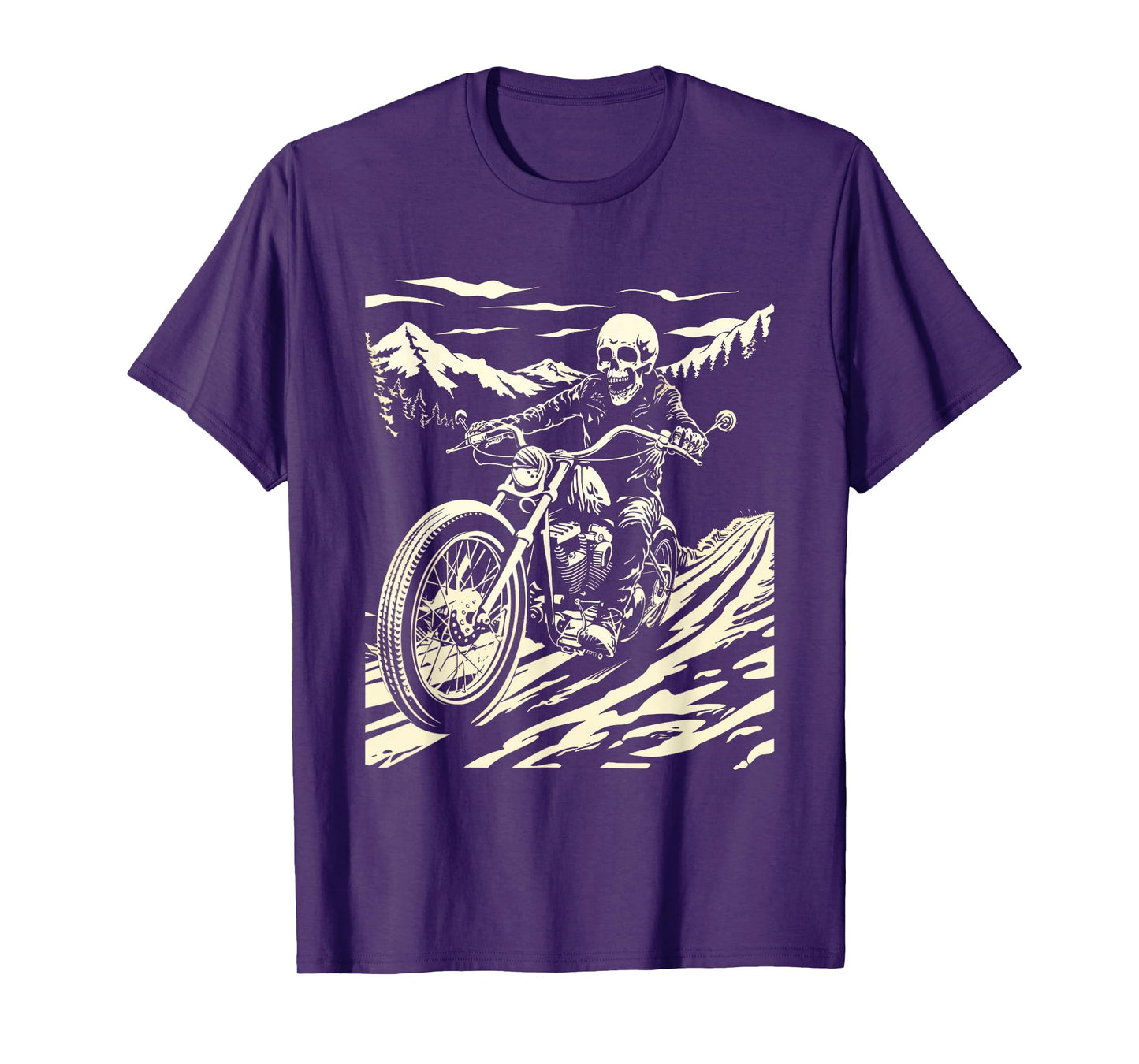 Skeleton Vintage Motorcycle Skeleton rider T-Shirt