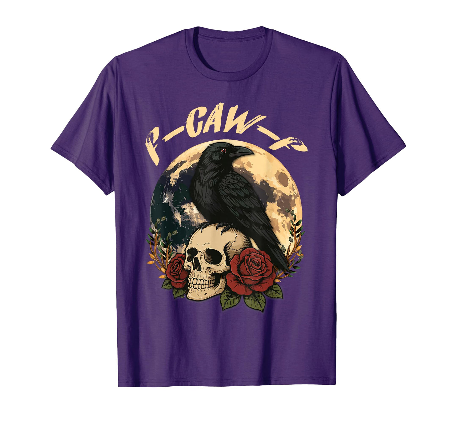 Funny F Caw F Raven Bird Saying Graphic F-Caw-F Black Crow T-Shirt