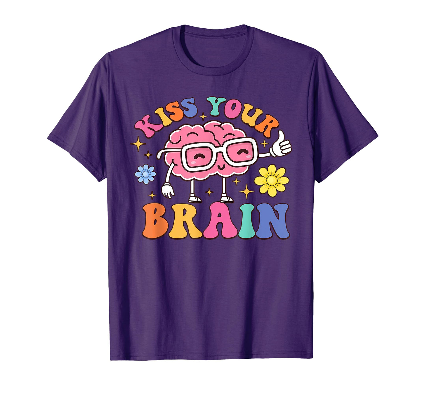 Kiss Your Brain Cute Teacher Appreciation Back To School T-Shirt
