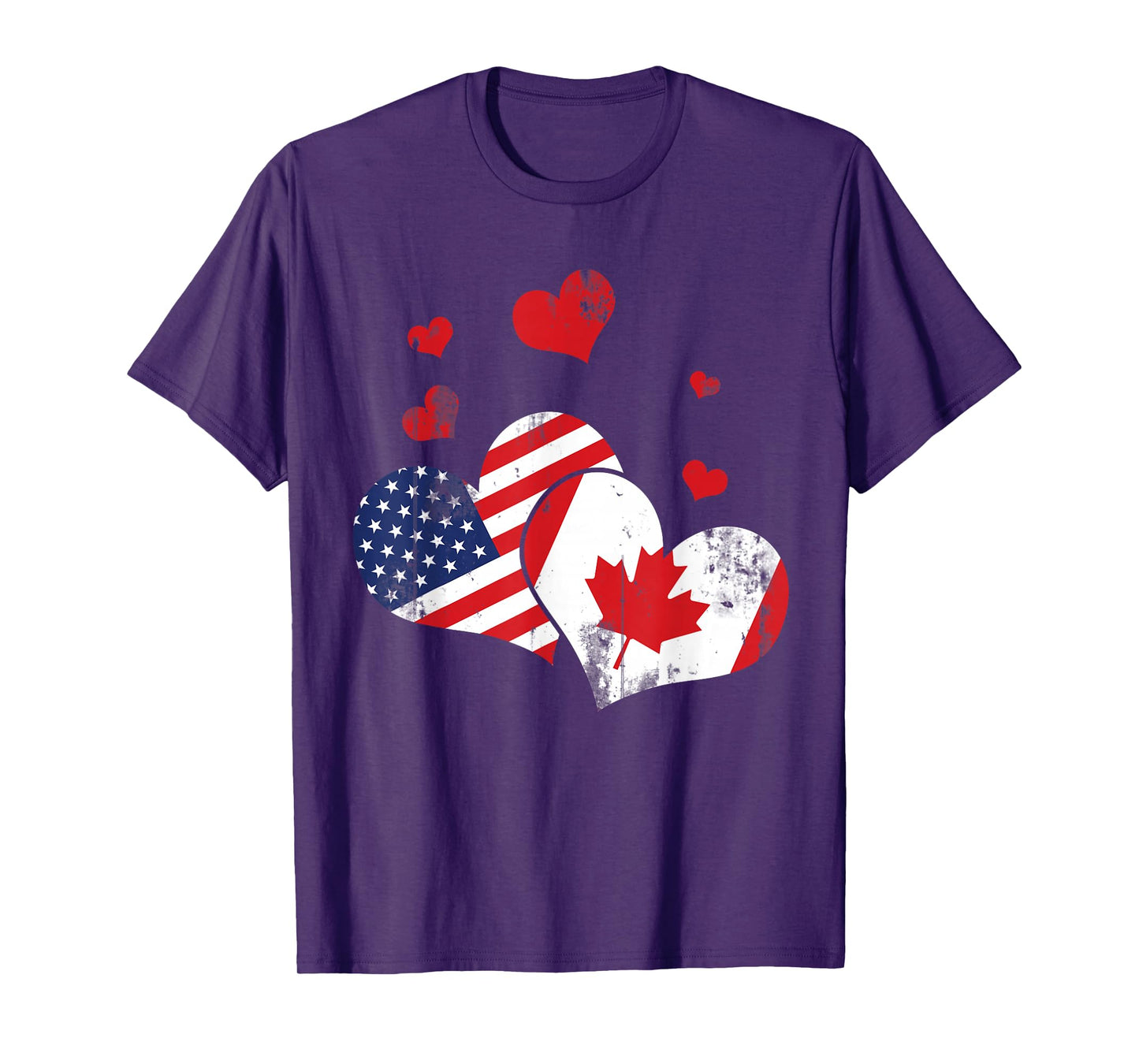 Valentine's Day Gift Maple Leaf Canada T-Shirt