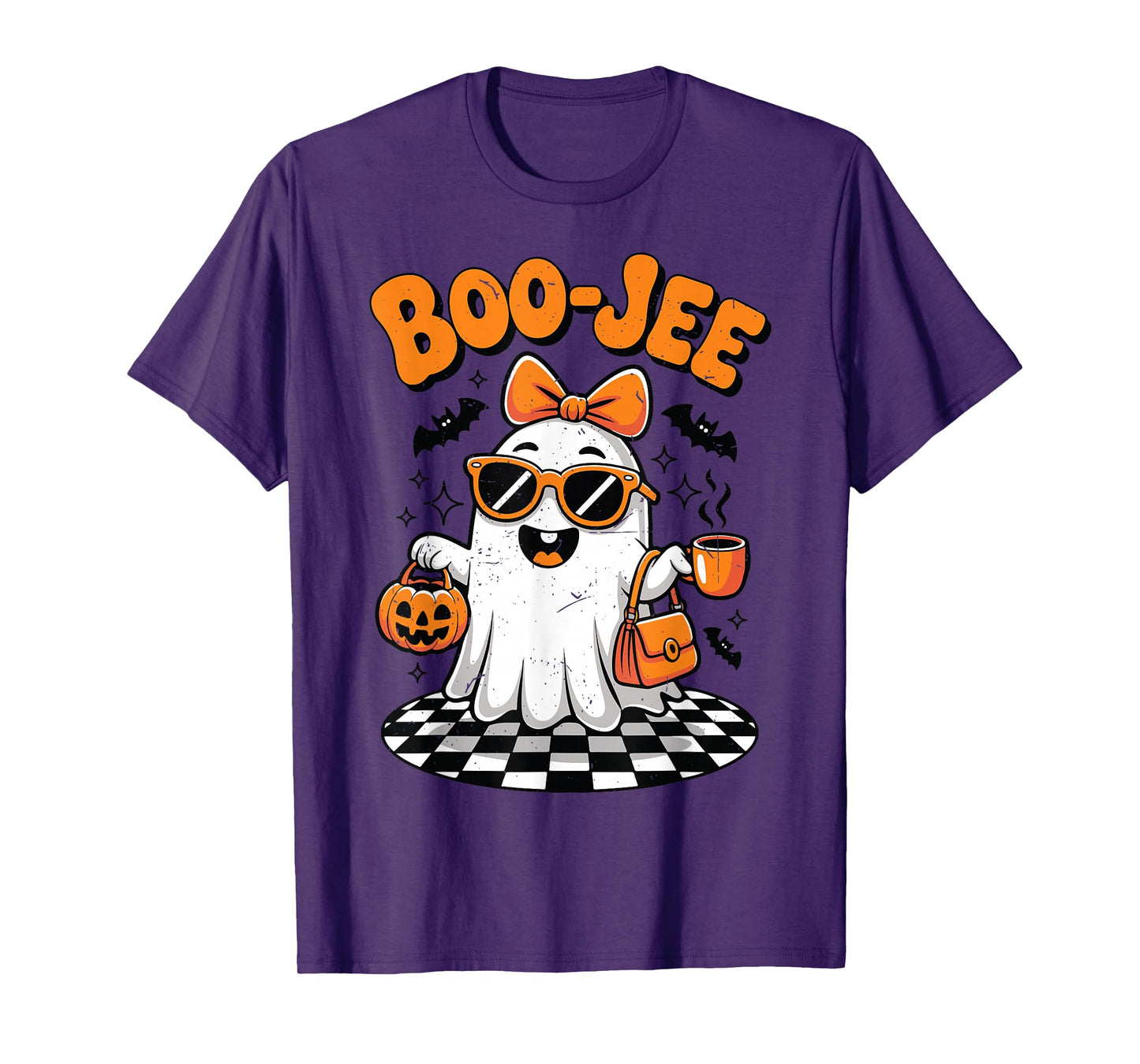 Cute Ghost Halloween Boo-JEE Boujee Teen Girl Toddler Funny T-Shirt