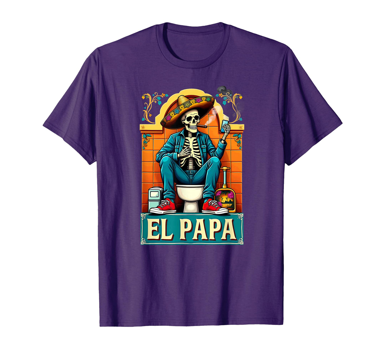Tarot Card Spanish Mexican Dad El Papa T-Shirt