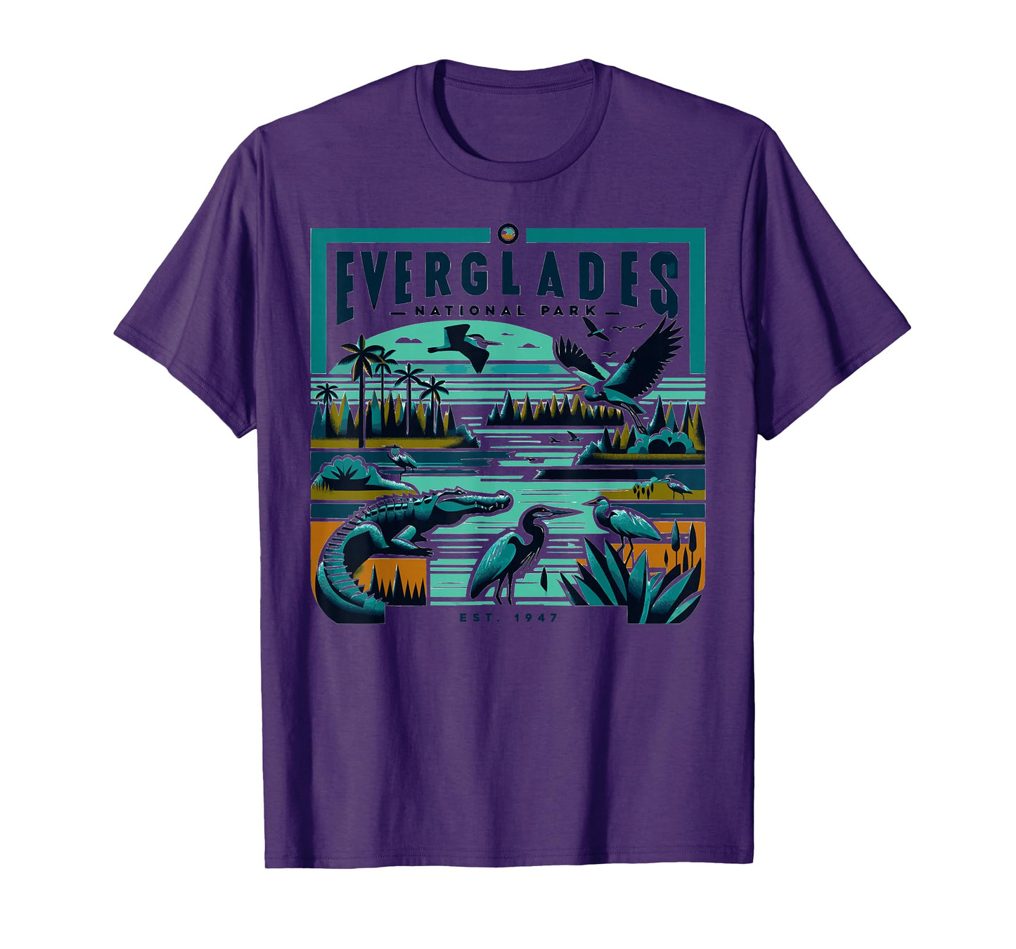 Everglades National Park Florida Modern Style T-Shirt