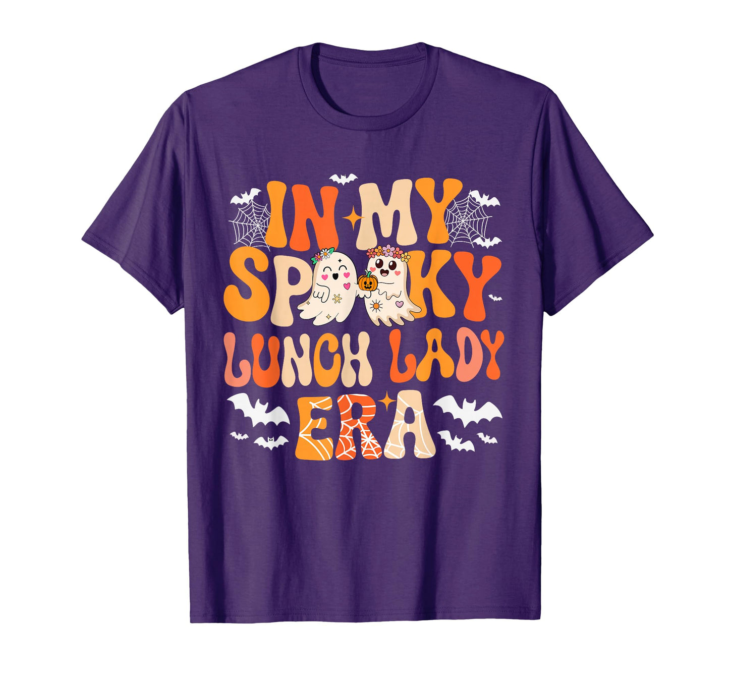 in My Spooky Funny Lunch Lady Era Halloween Boo Proud Job T-Shirt