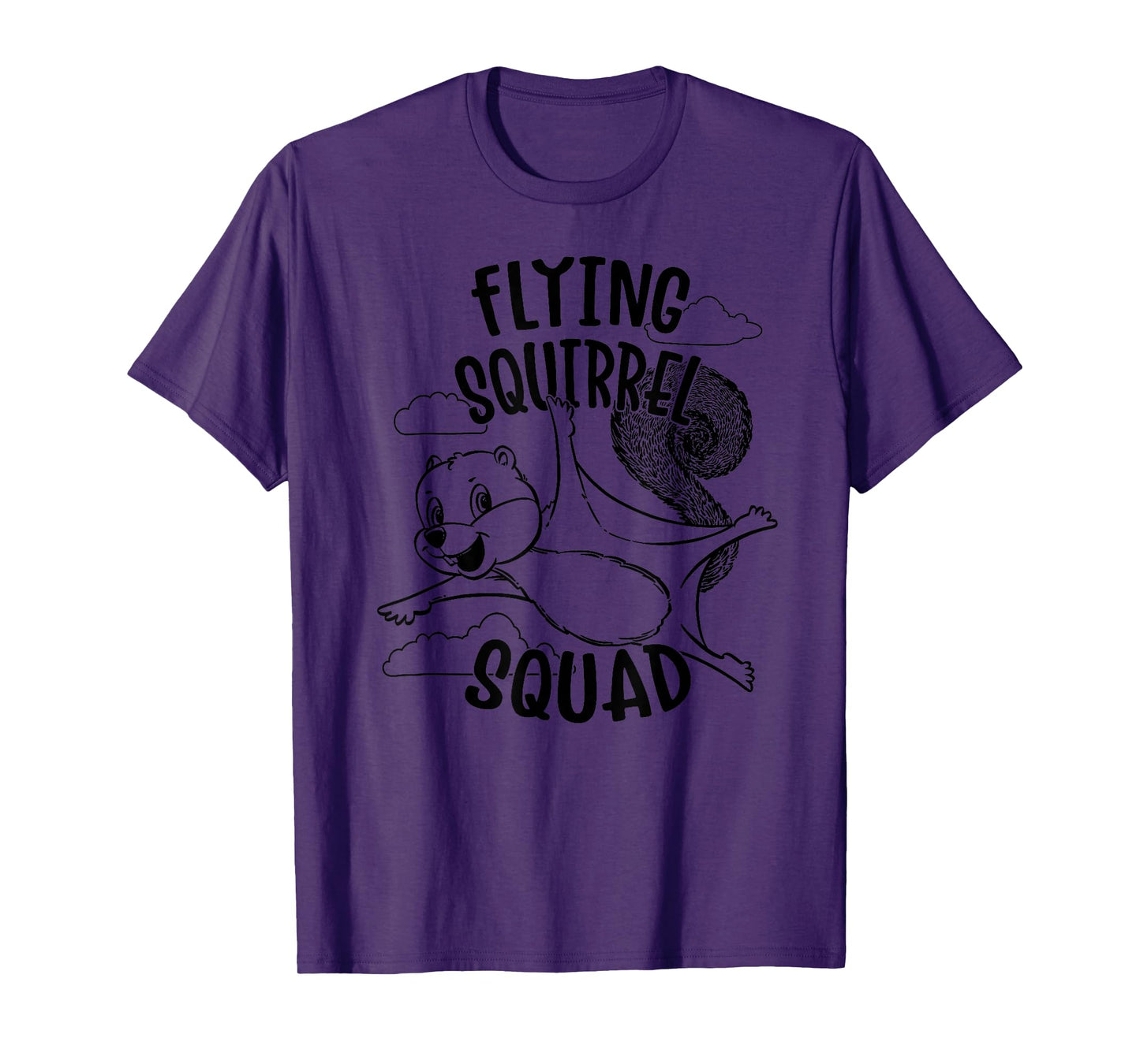 Flying Squirrel Squad, Funny Vintage Squirrels and Animal T-Shirt