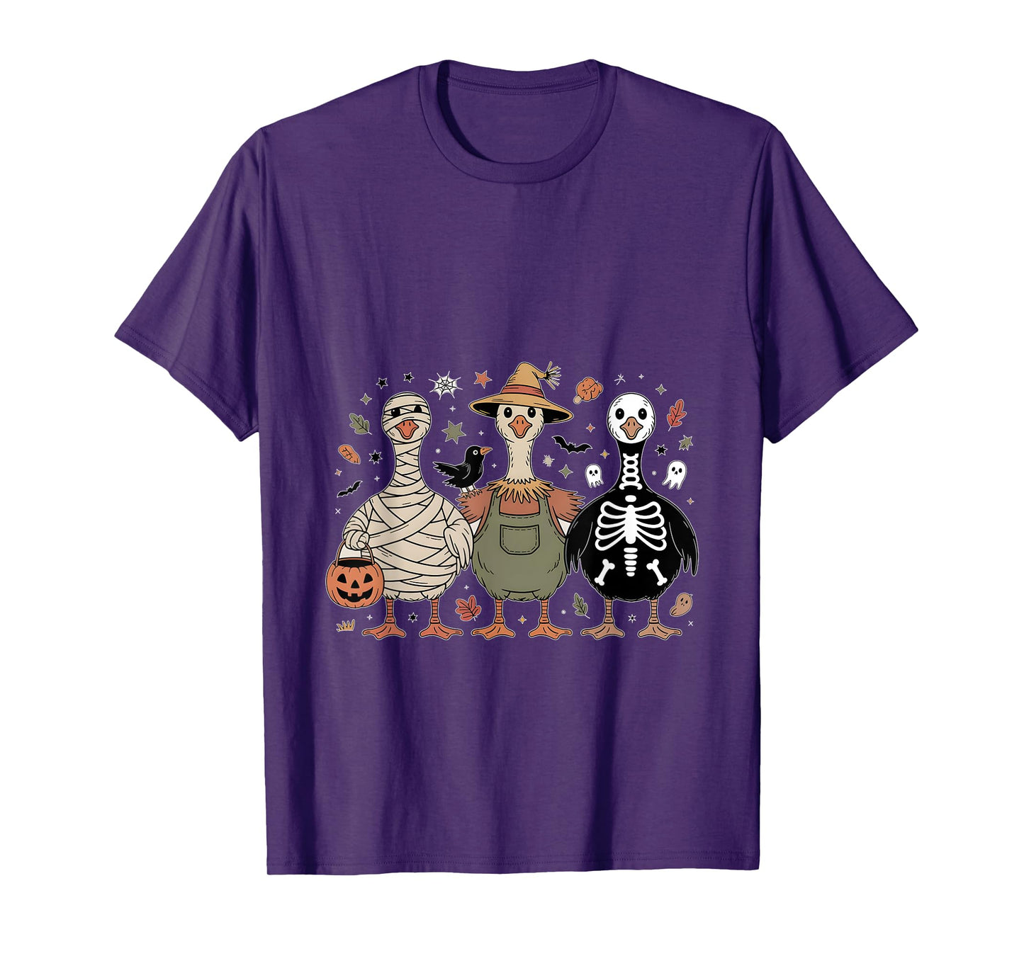 Funny Halloween Geese Shirt, Men Women Kids, Spooky Costume T-Shirt