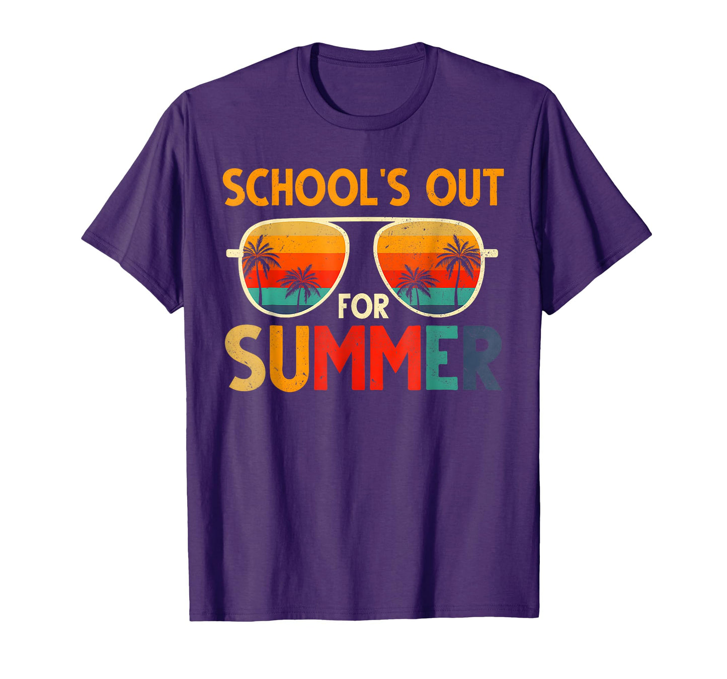 Retro Schools Out For Summer Last Day Of School Teacher Boys T-Shirt