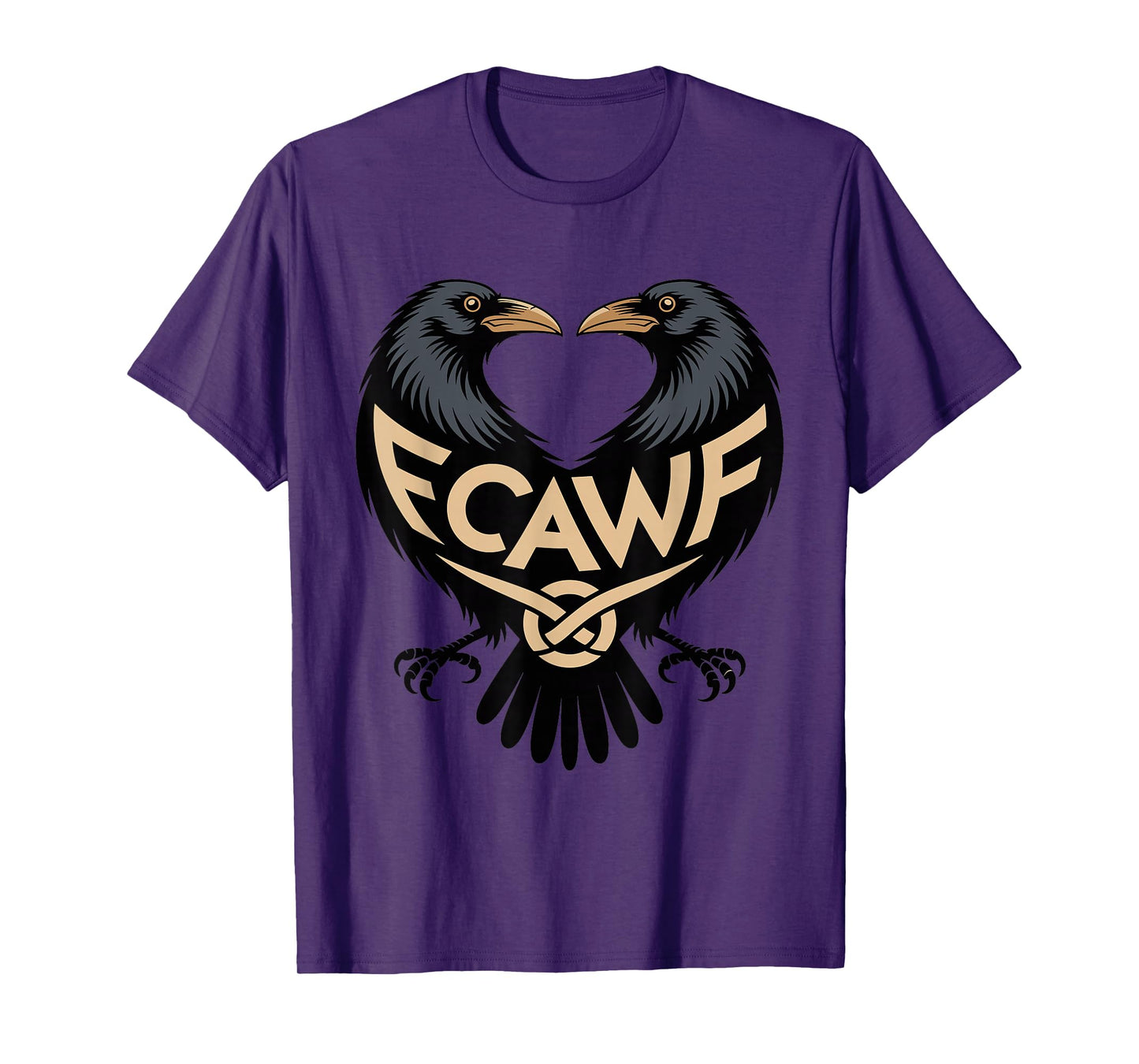 Celtic Raven F-CAW-F Viking & Pagan Knotwork Norse Mythology T-Shirt