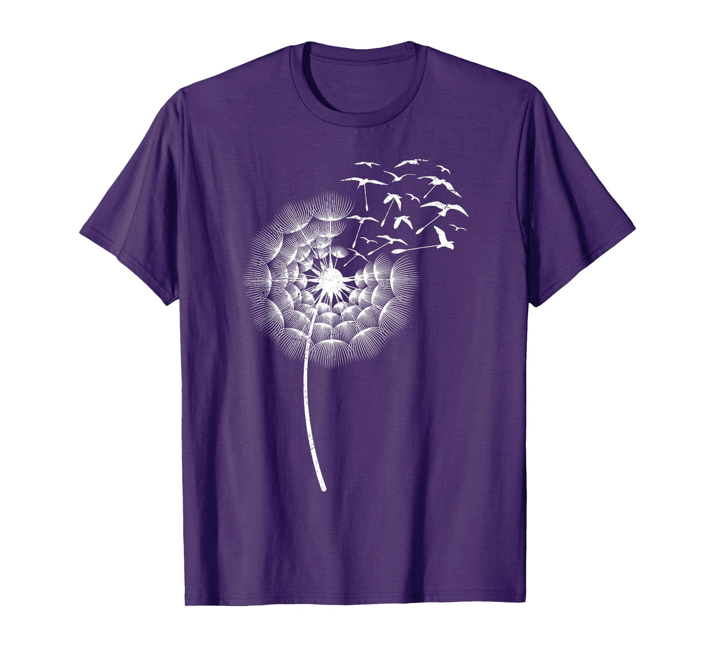 Dandelions Dove of Peace Bird lover Dandelion Birds T-Shirt