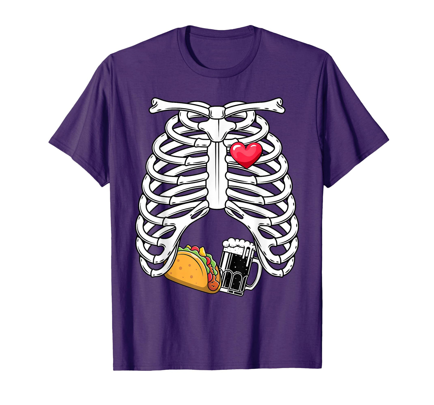 Pregnancy Skeleton Pregnant Skeleton Costume Halloween T-Shirt