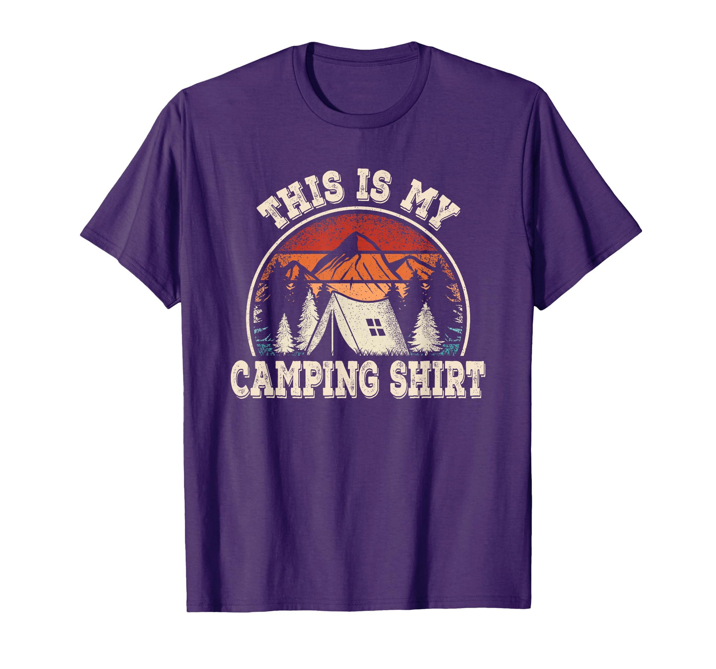 Retro Hiking Nature Outdoor Men Women This Is My Camping T-Shirt