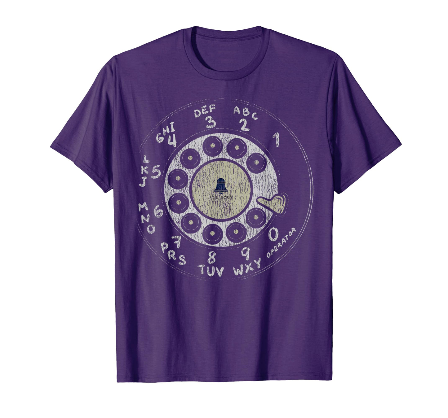 Retro Dial Plate Rotary Dial Phone Vintage Telephone Gifts T-Shirt