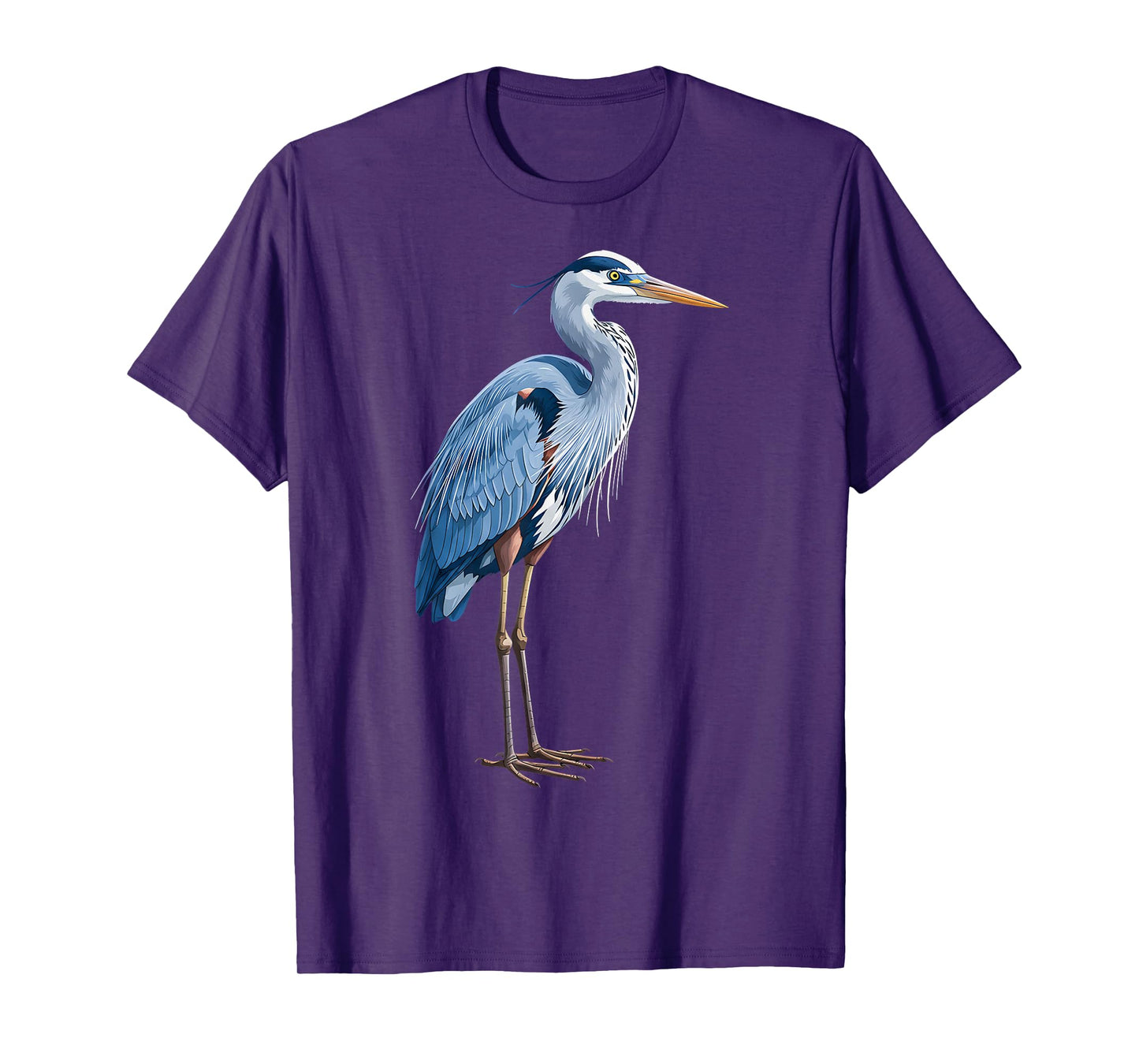 Elegant Blue Heron Birdwatchers T-Shirt