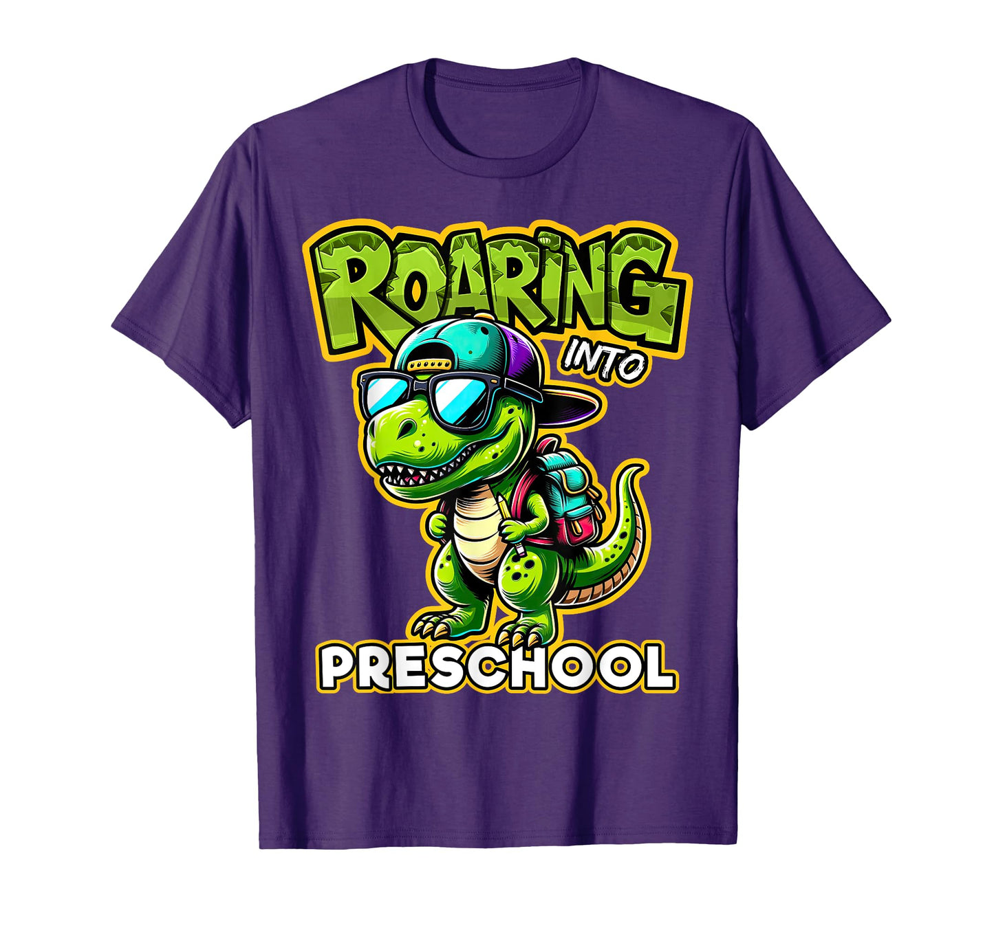 Back to School Preschool Dinosaur First Day of School Boy T-Shirt