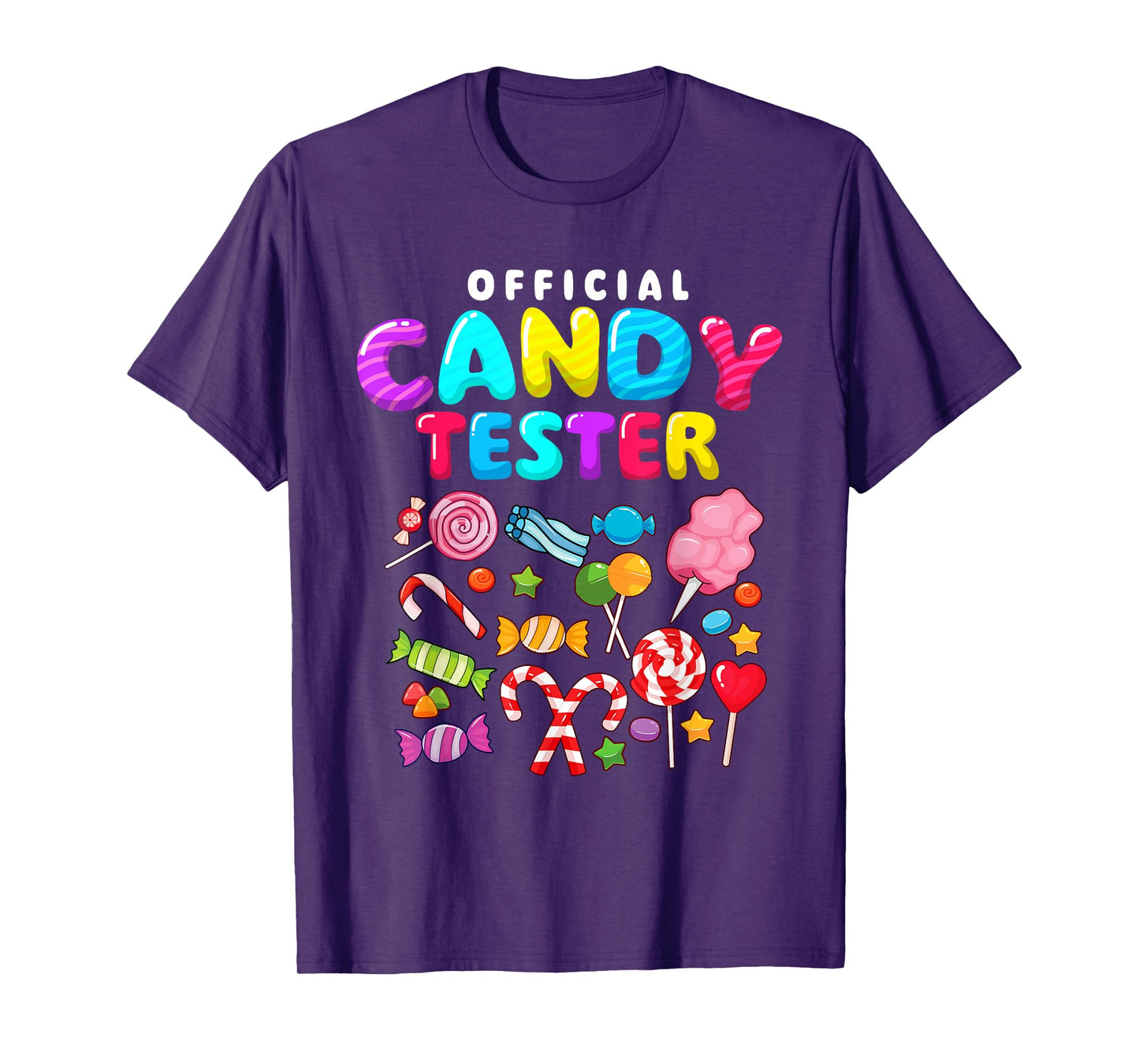 Official Candy Tester - Lollipop Candy Lovers Sweets T-Shirt