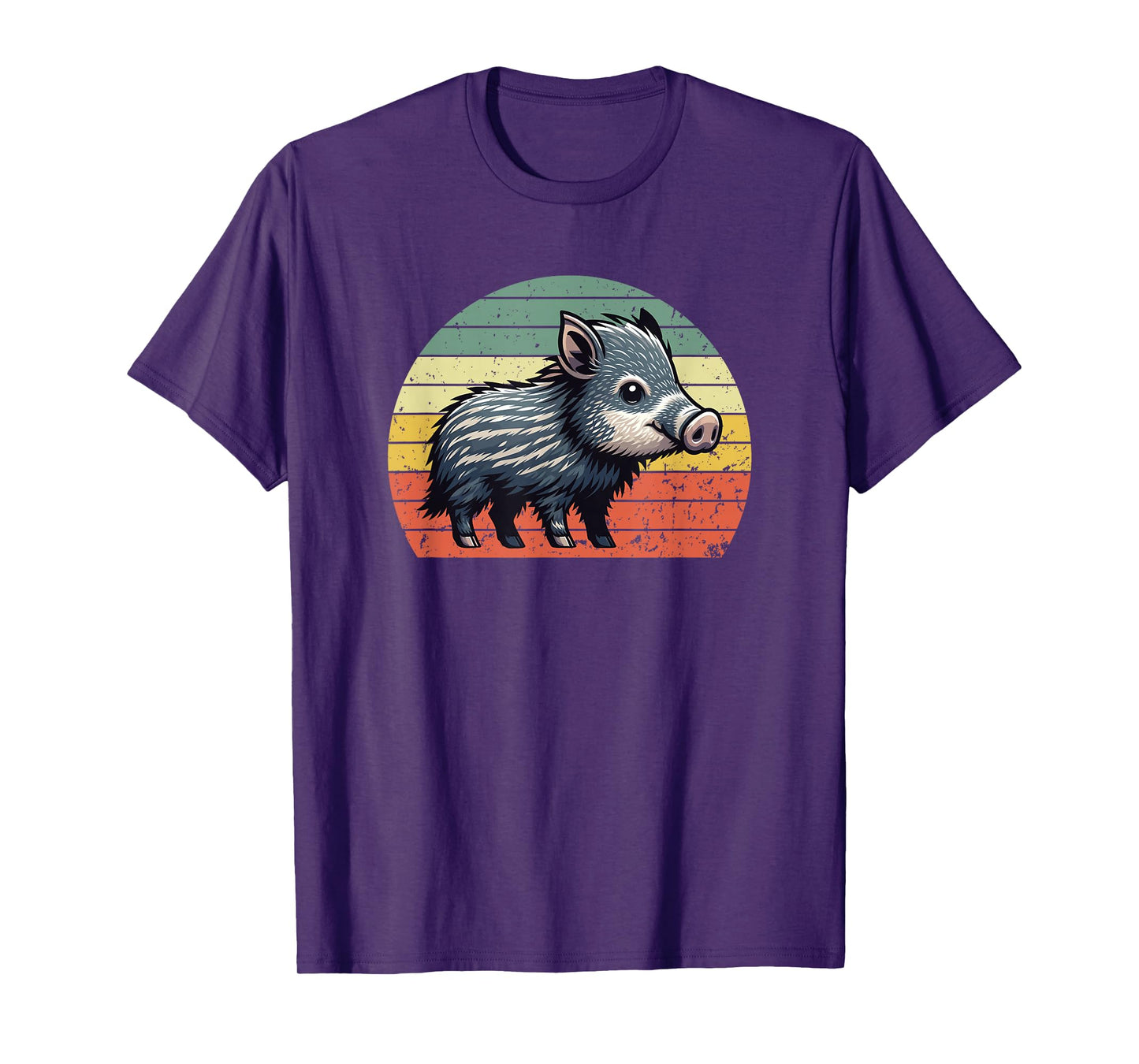 Javelina on a Vintage Sunset, Javelina T-Shirt