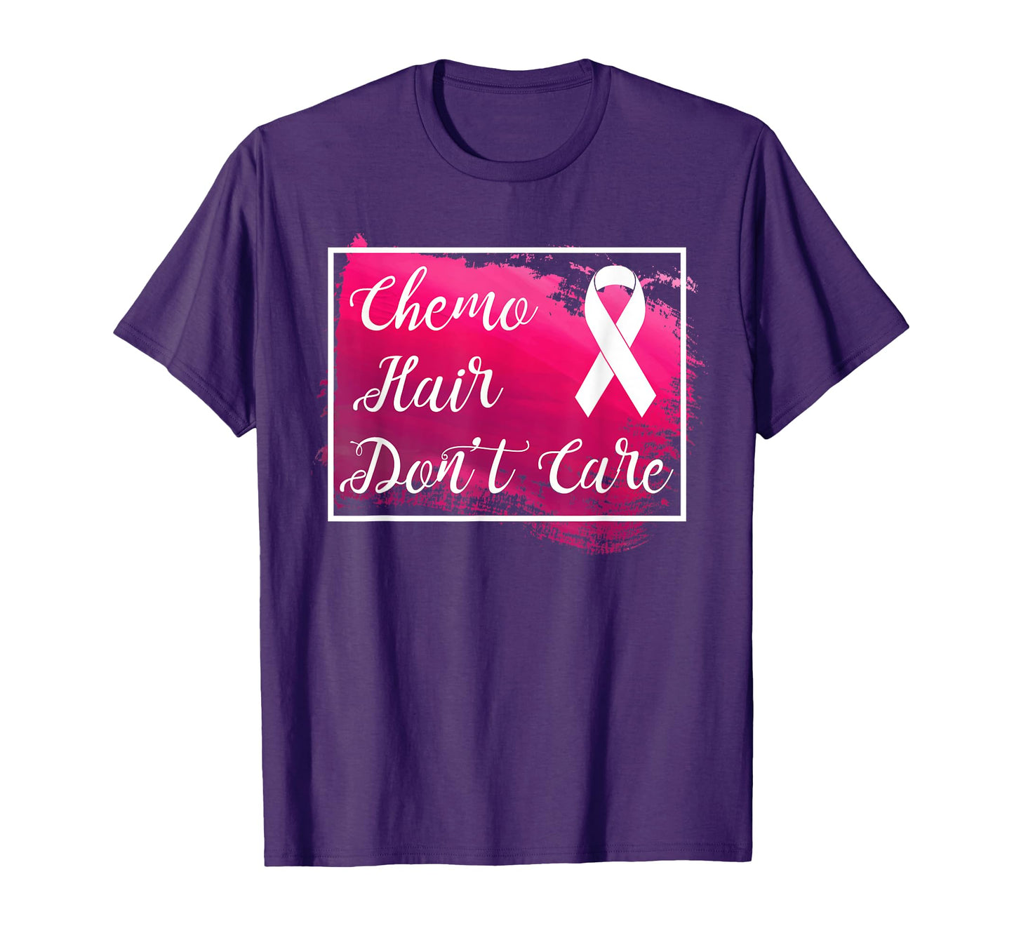 Chemo Hair Don't Care Cancer Awareness Survivor T-Shirt