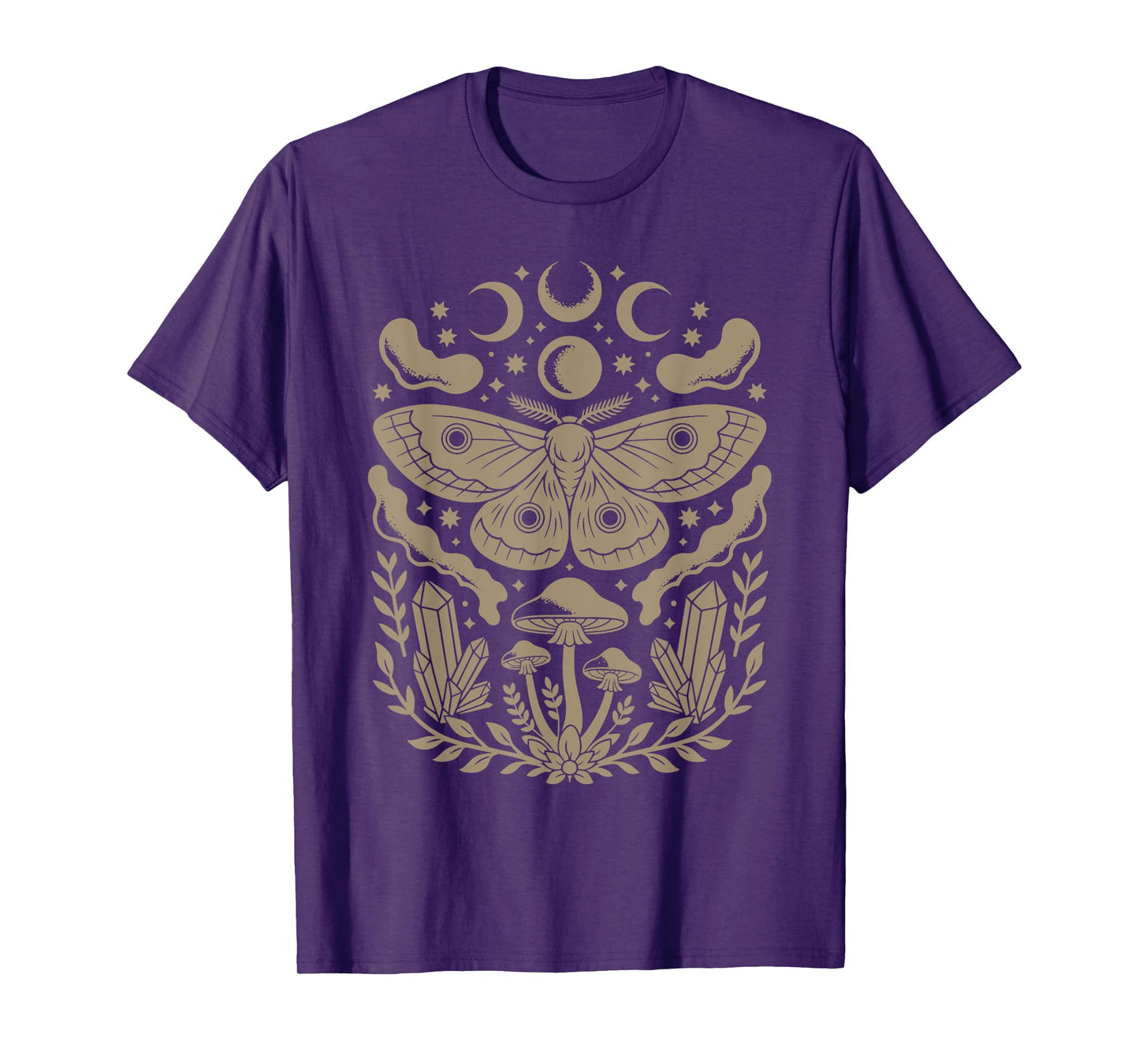Cute Fairycore Moth Grunge Aesthetic Floral for Girls Women T-Shirt