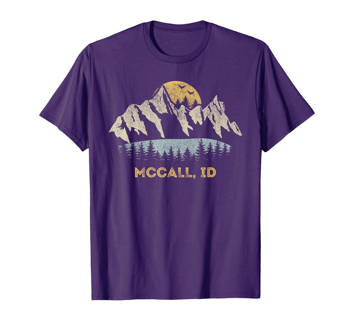 Mccall Idaho Mountain Sunset Sunrise ID T-Shirt