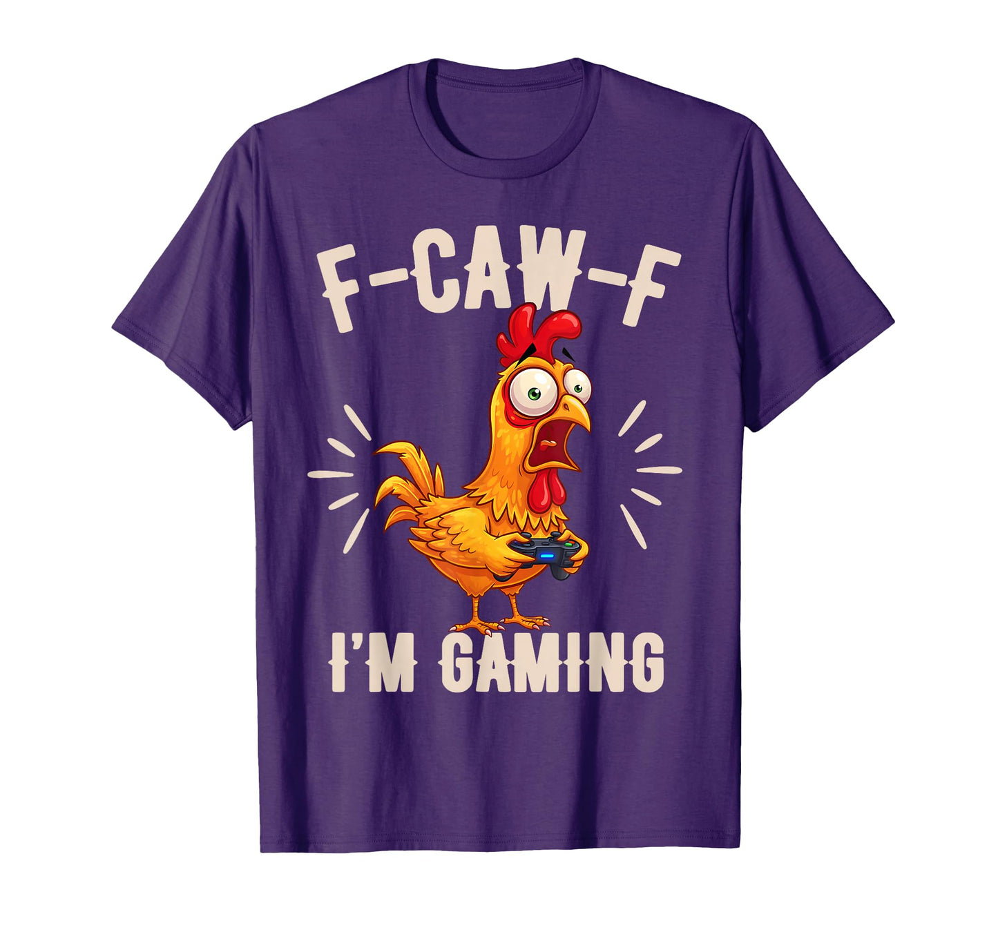 FCAWF Funny Farm Animal Humor for Bird Lovers Rooster Gaming T-Shirt