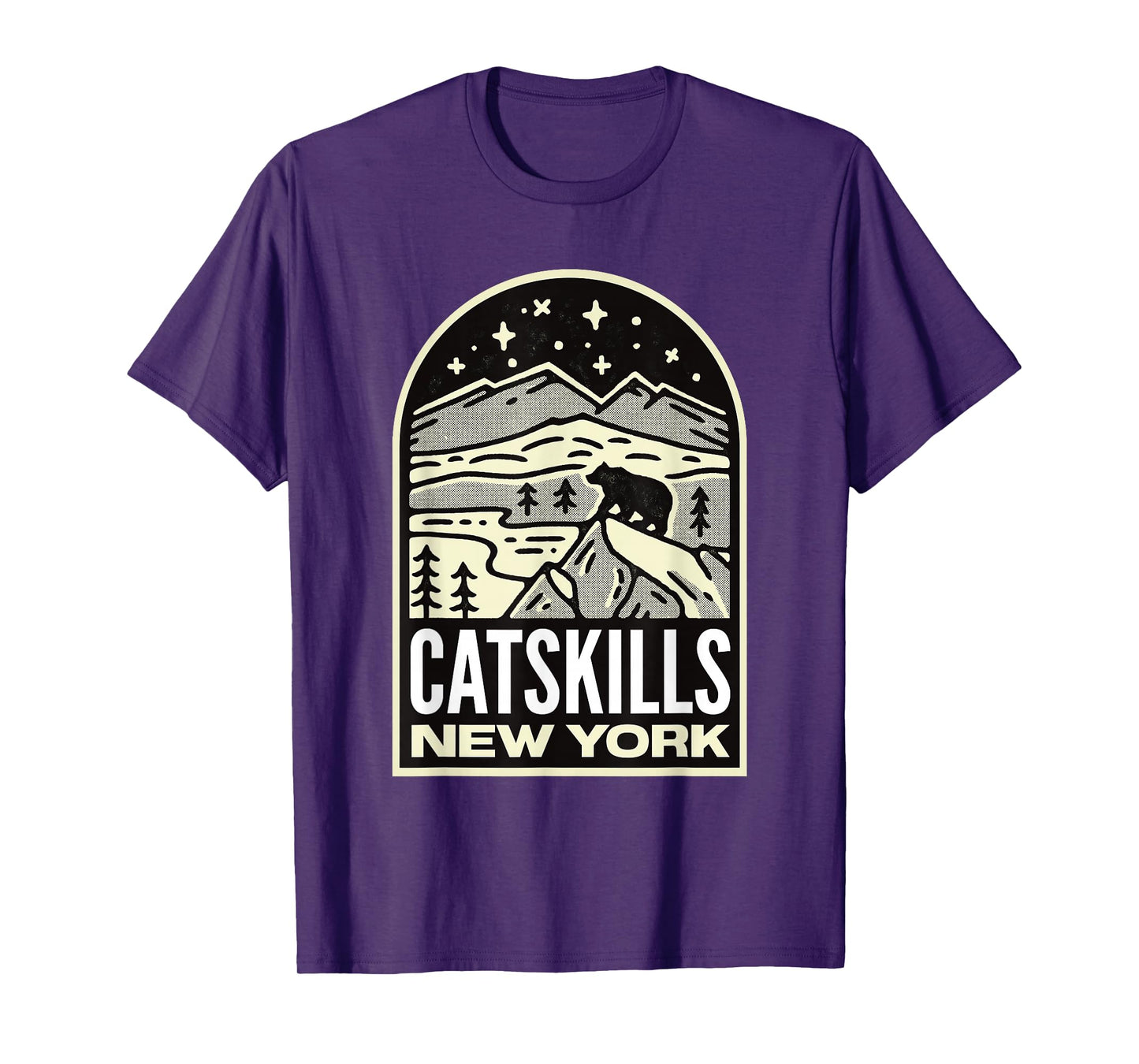 Catskills New York Mountains Vintage T-Shirt