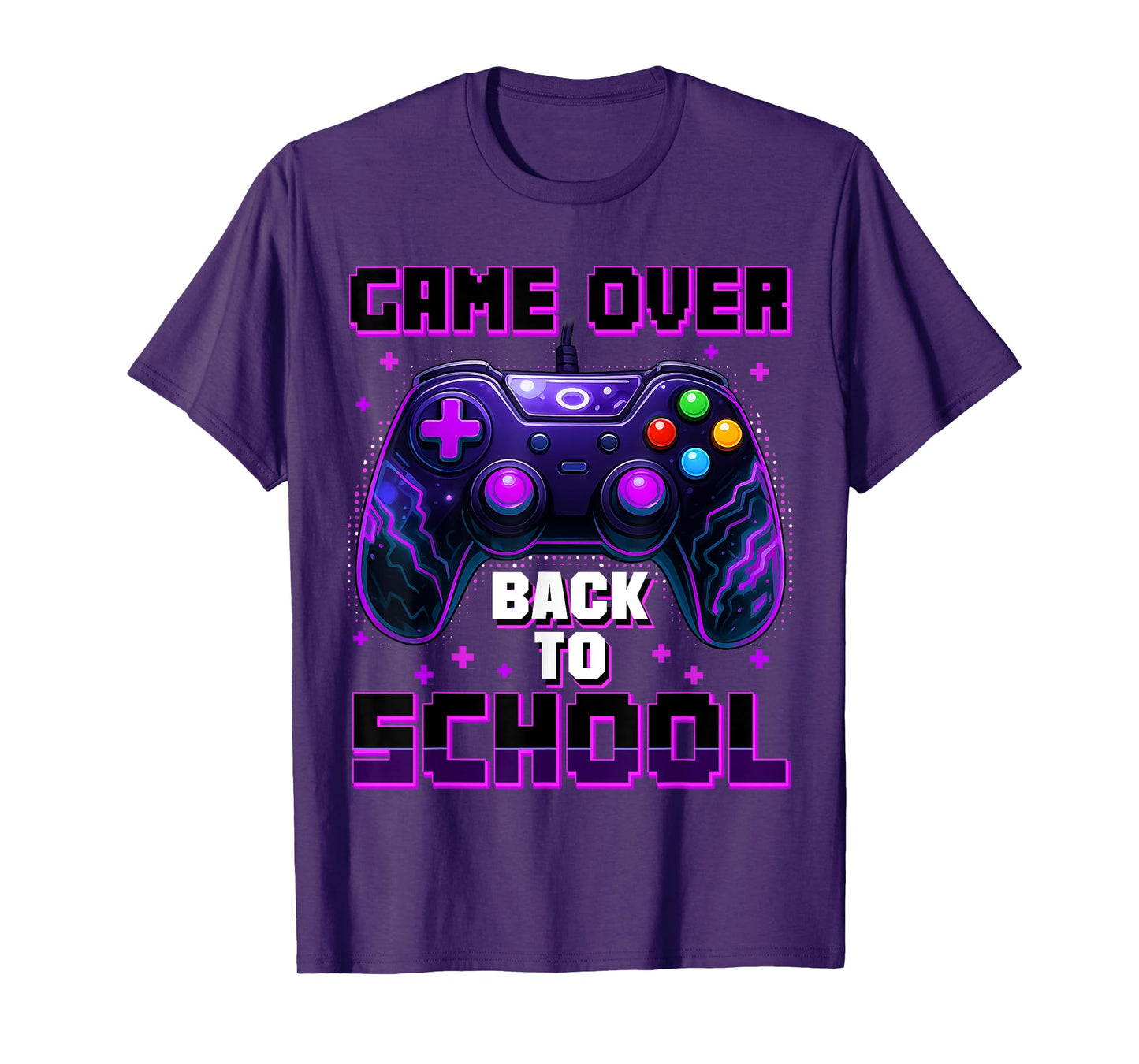 Controller Game Over Back To School First Day Of School Boys T-Shirt