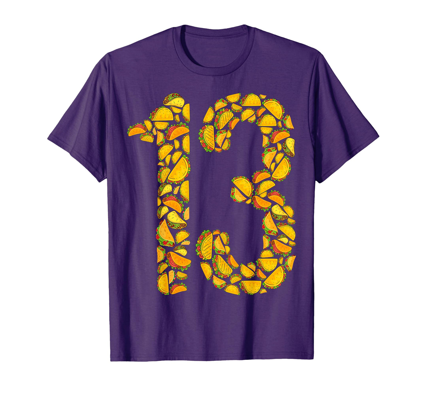 Thirteen Taco Bout My 13th Birthday Funny Mexican Family T-Shirt