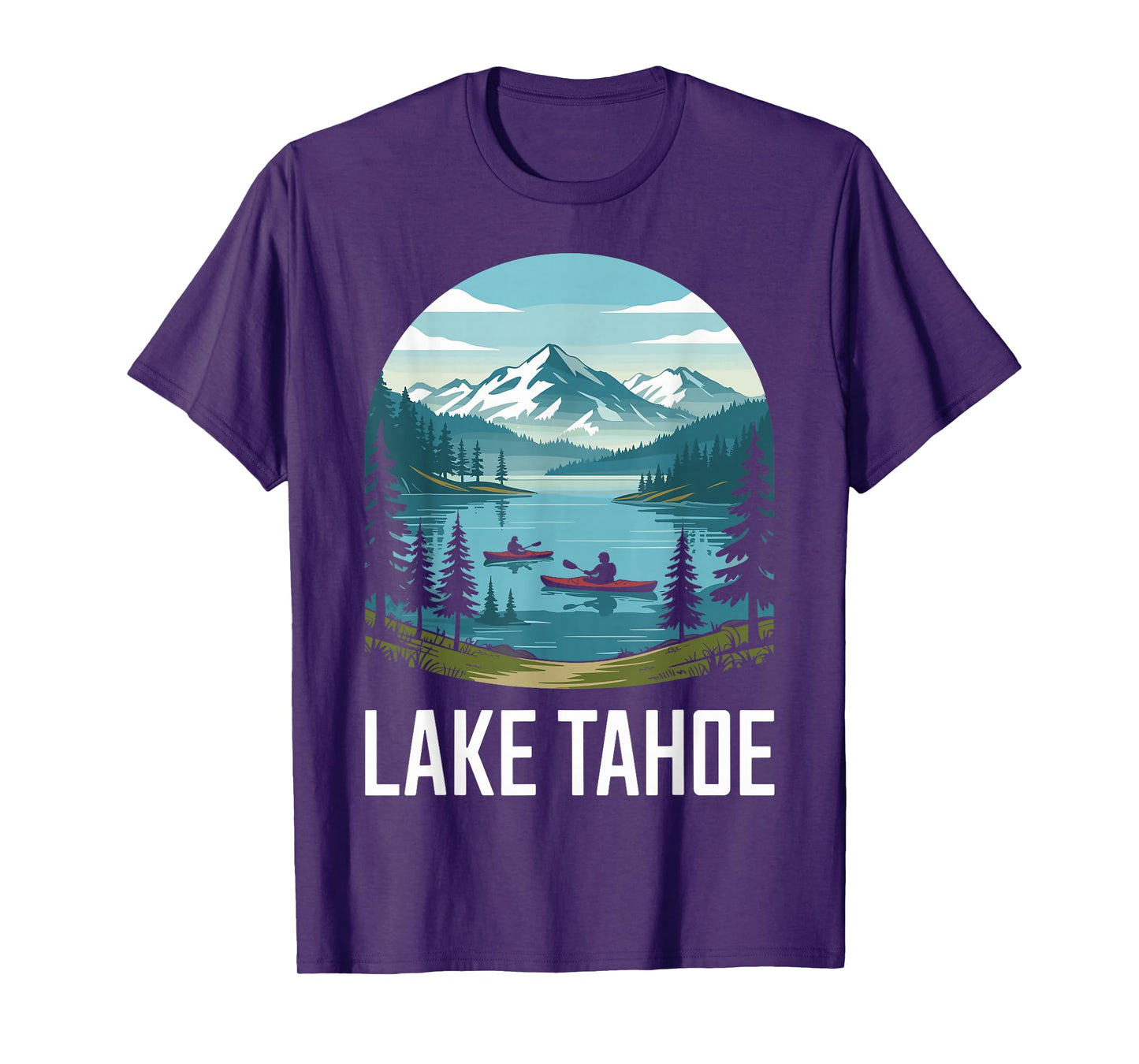Lake Tahoe California Mountain Lake Adventure Graphic T-Shirt