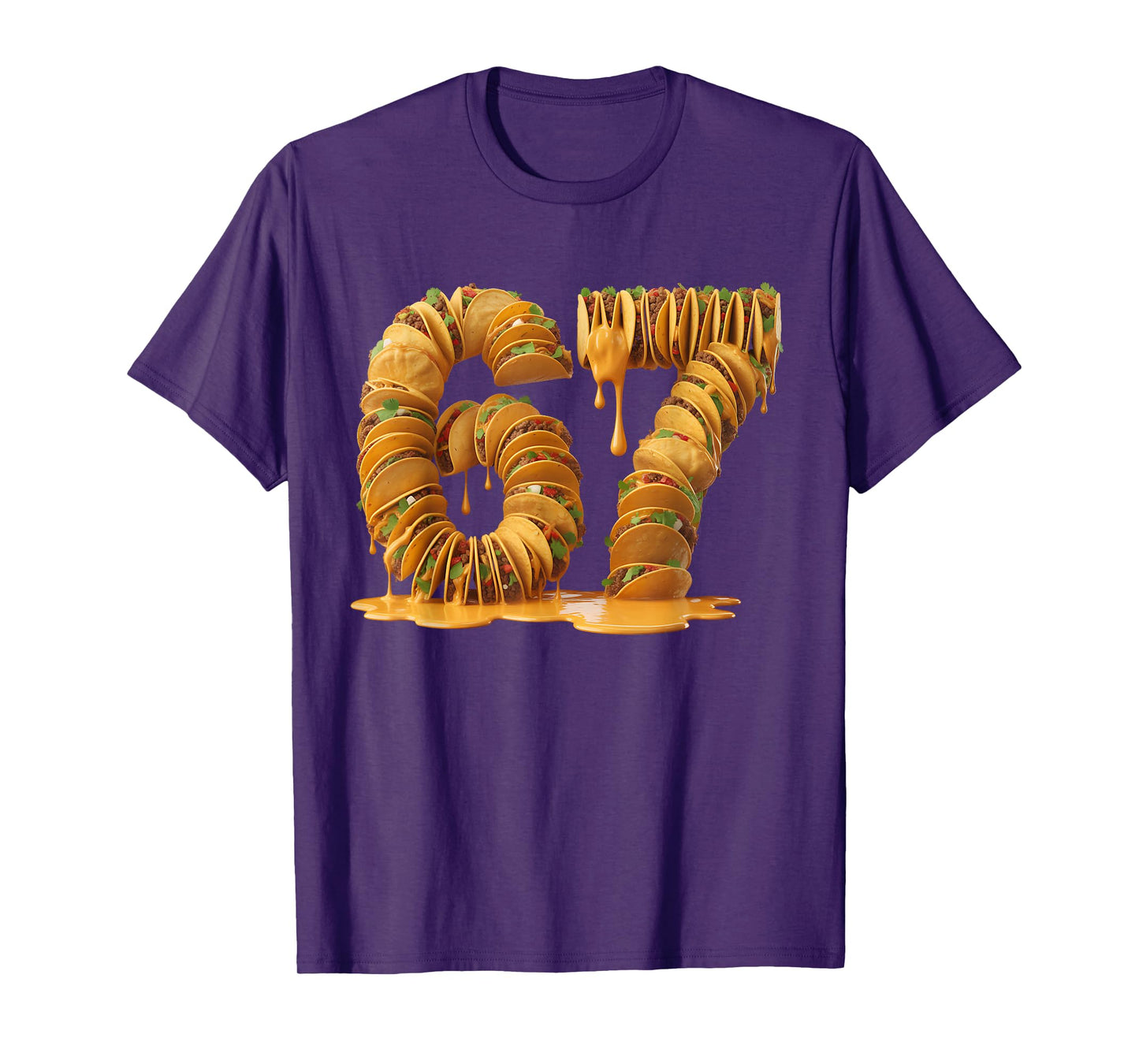 67 Six Seven Tacos Brainrot Viral Meme Halloween Funny T-Shirt