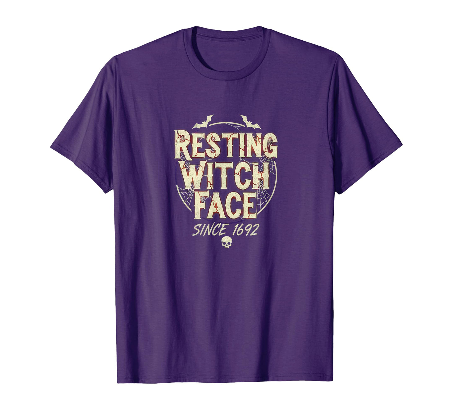 Resting Witch Face Since 1692 Funny Halloween Trick or Treat T-Shirt