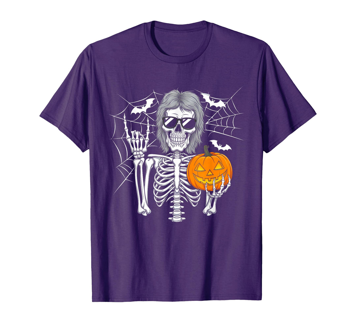 Spooky Bigfoot Jack O Lantern Skeleton Halloween Fun T-Shirt